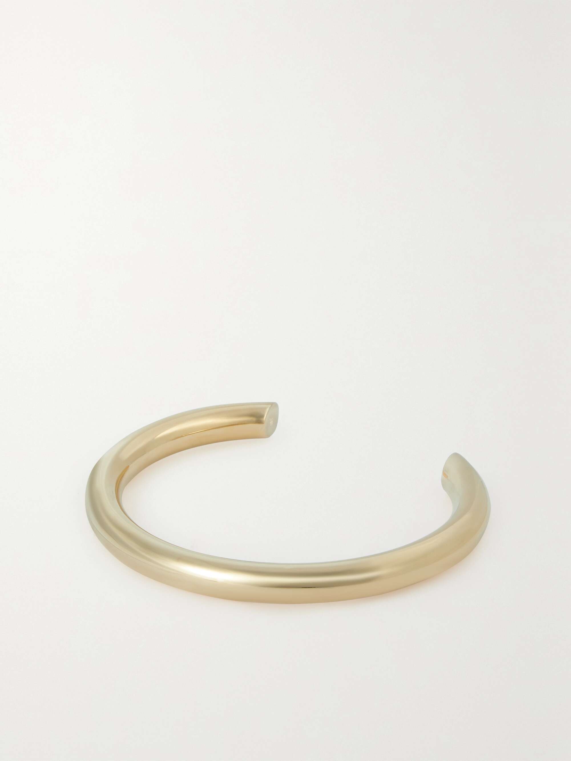 JENNIFER FISHER Weightless Hollow Tube gold-plated choker | NET-A-PORTER