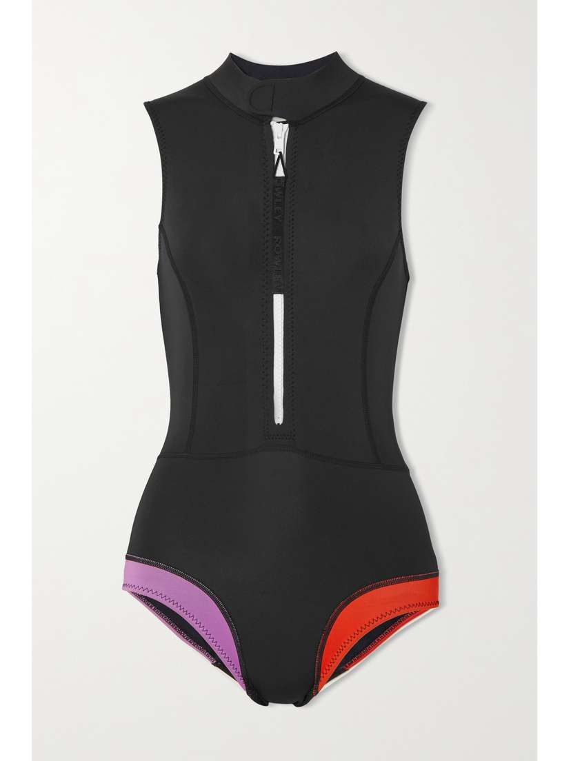 CYNTHIA ROWLEY Color-block Swimsuit