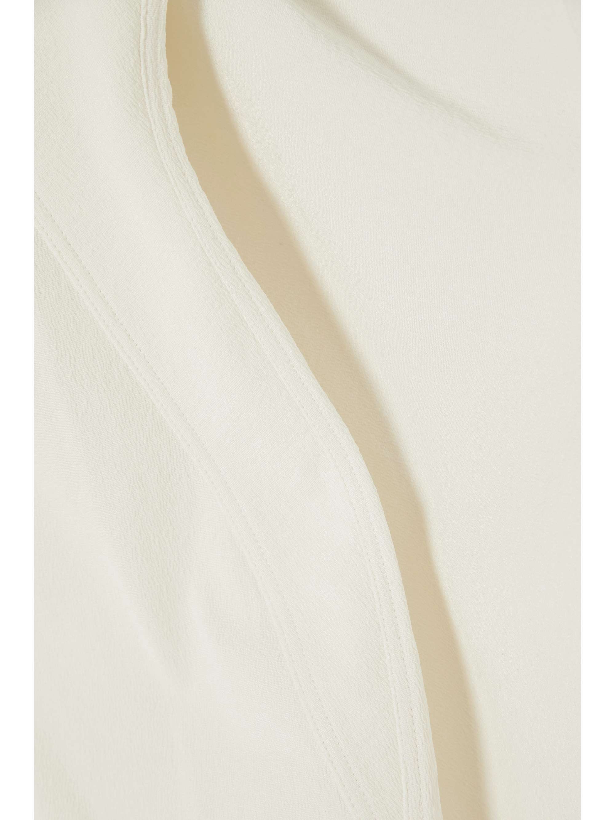 RICK OWENS Aphrodite cape-effect cotton-blend lamé gown