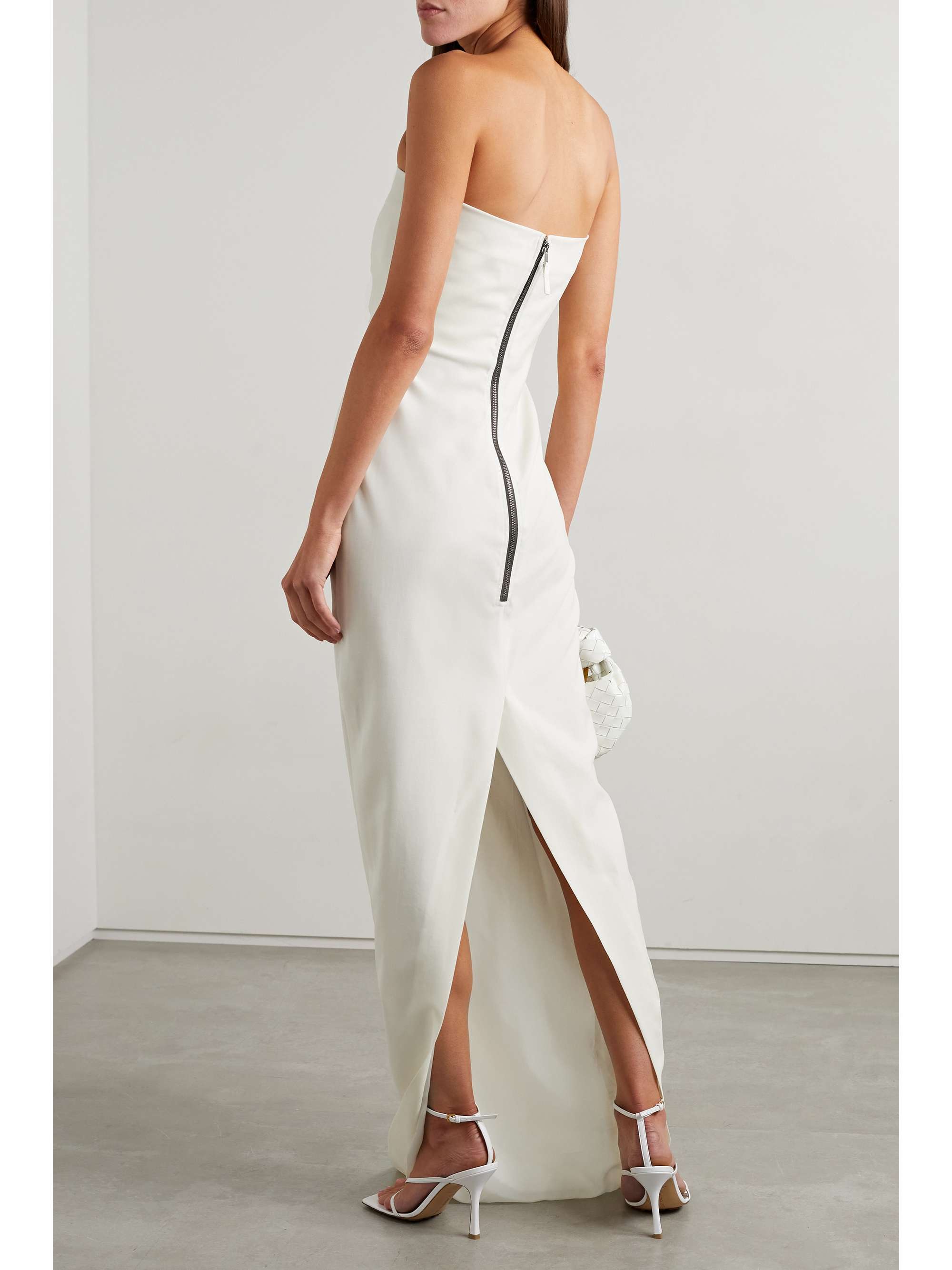 RICK OWENS Strapless wool-blend crepe gown | NET-A-PORTER