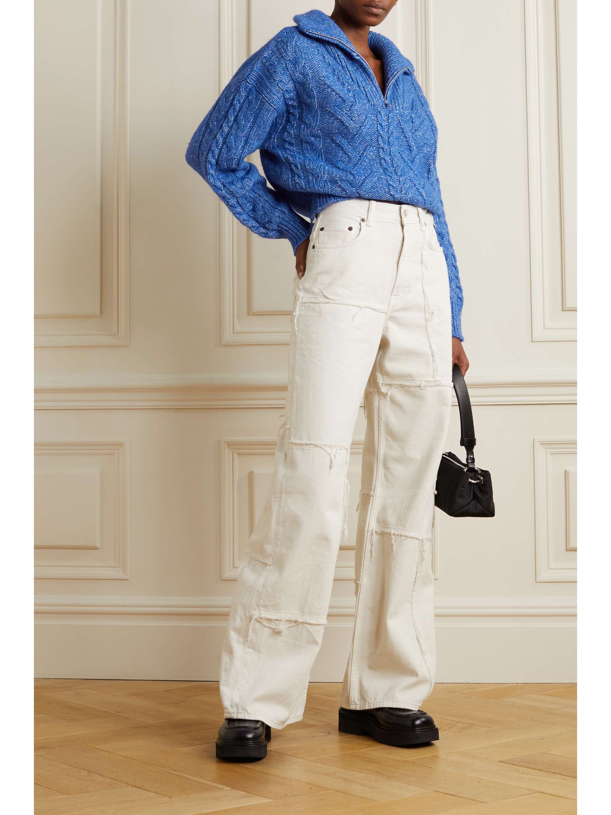 GANNI ガーニ Chunky Cable Zipper ケーブル ニット オンラインストア