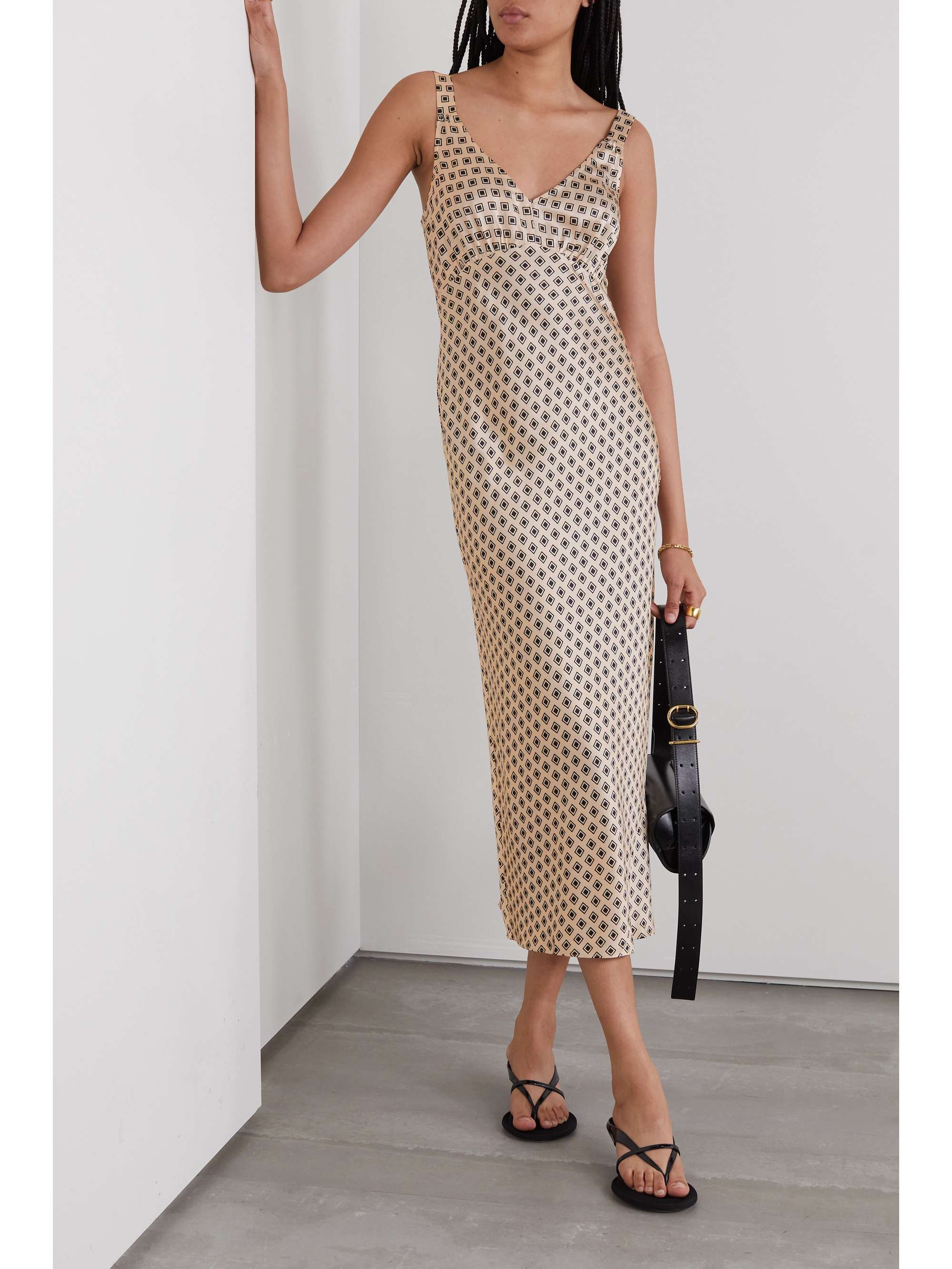 daytona silk dress reformation