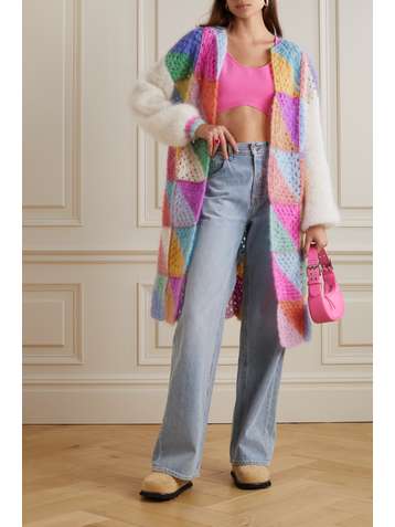 rose carmine knitwear