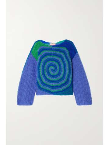 rose carmine knitwear