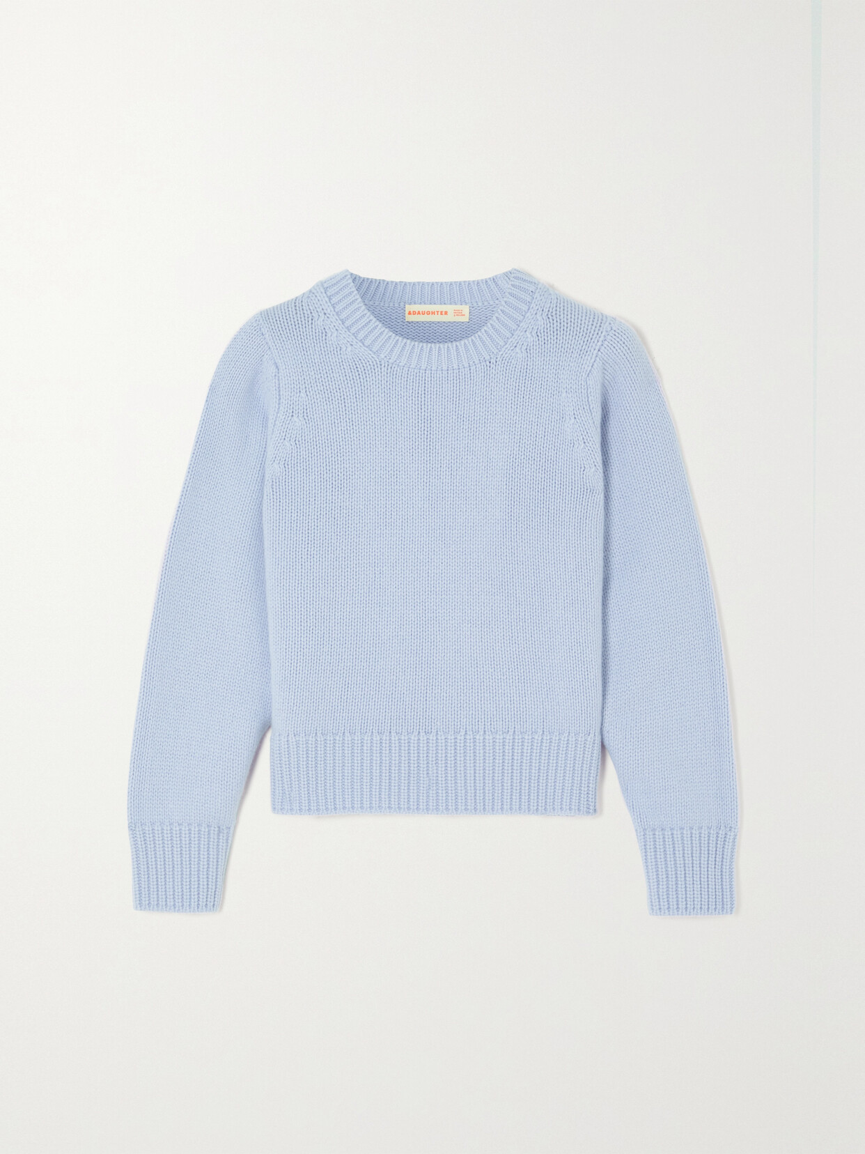 And-daughter Merino Wool And Cashmere-blend Sweater In Blue