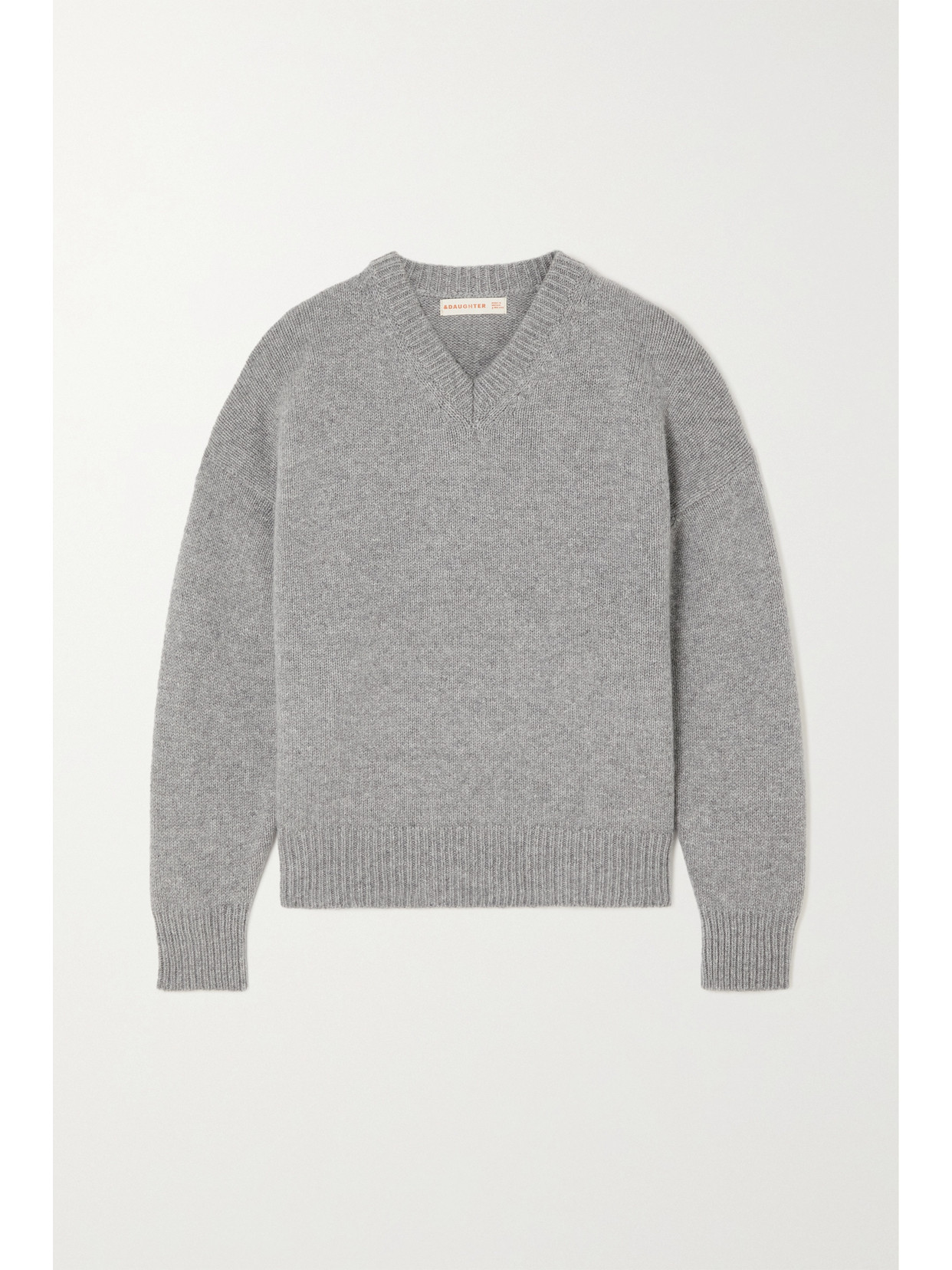 And-daughter Wool Sweater In Gray