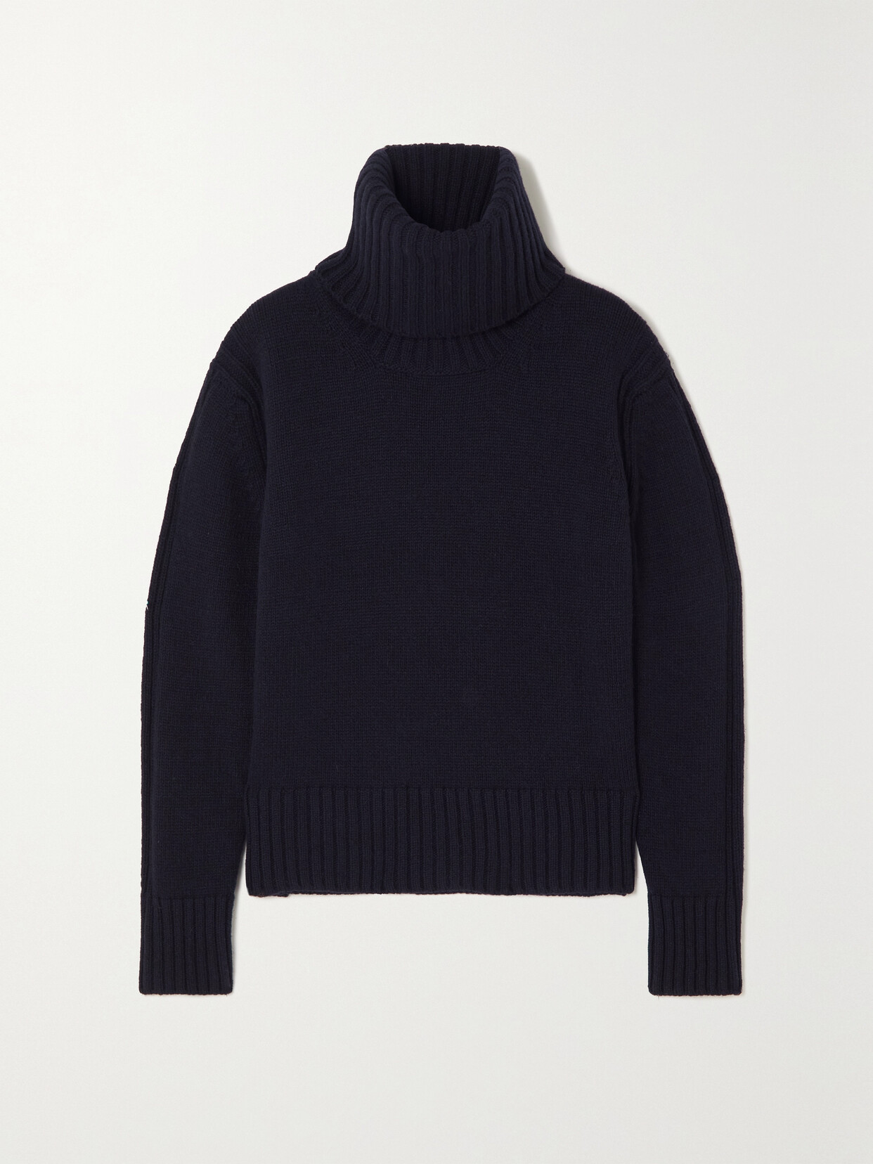 And-daughter Roshin Wool Turtleneck Sweater In Blue