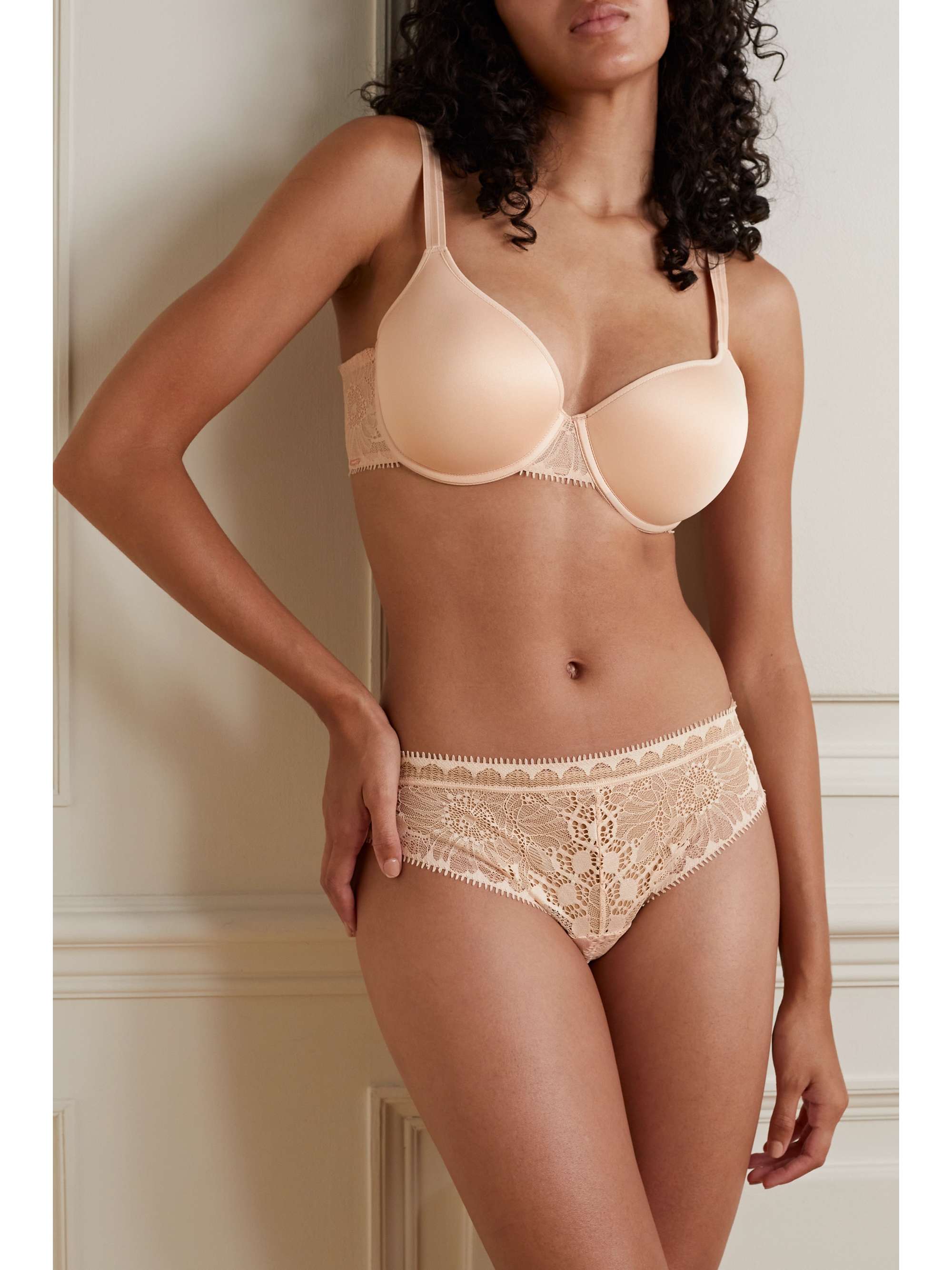 CHANTELLE Day to Night stretch-lace and tulle briefs