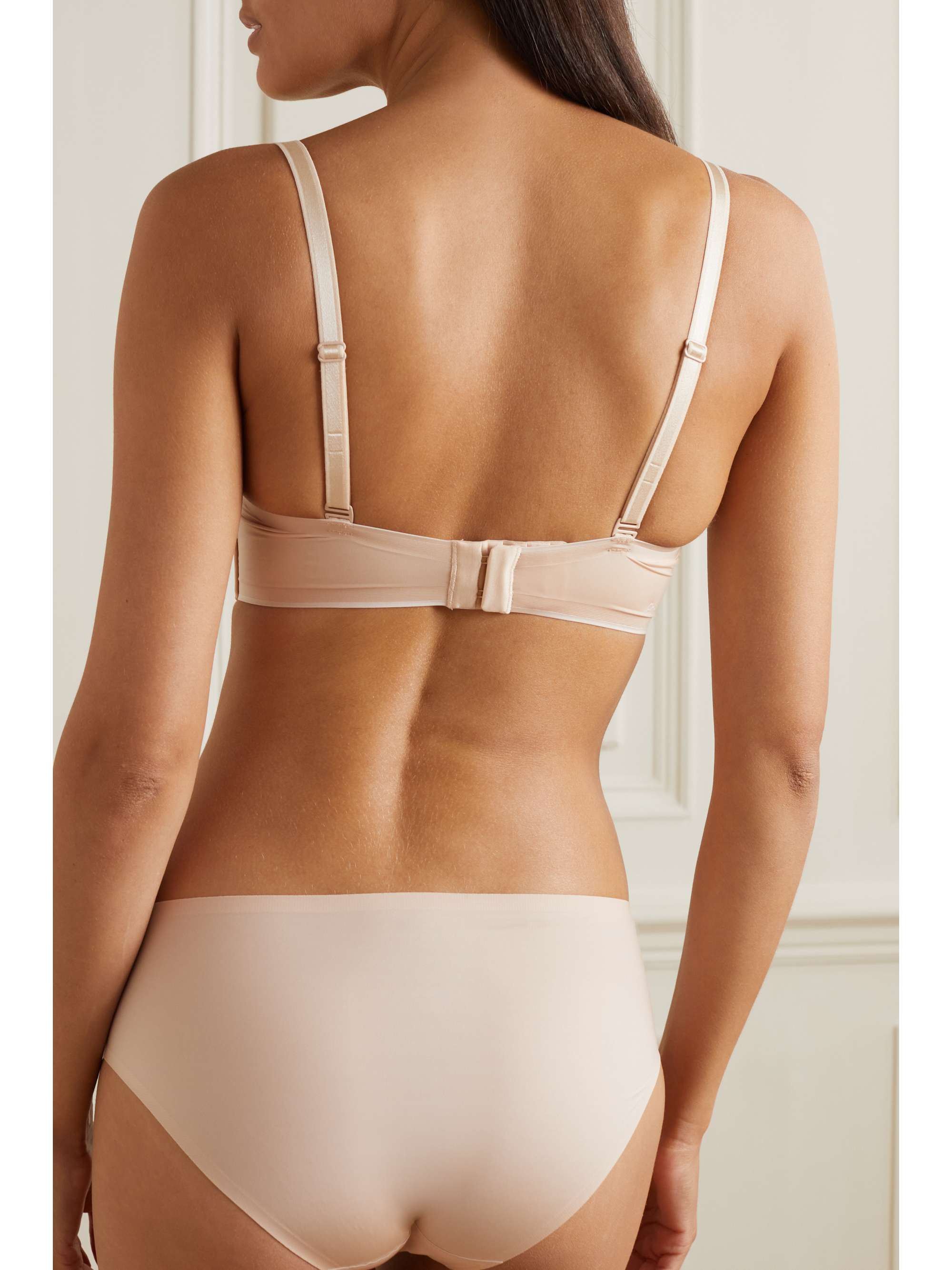 CHANTELLE Essential jersey underwired strapless bra