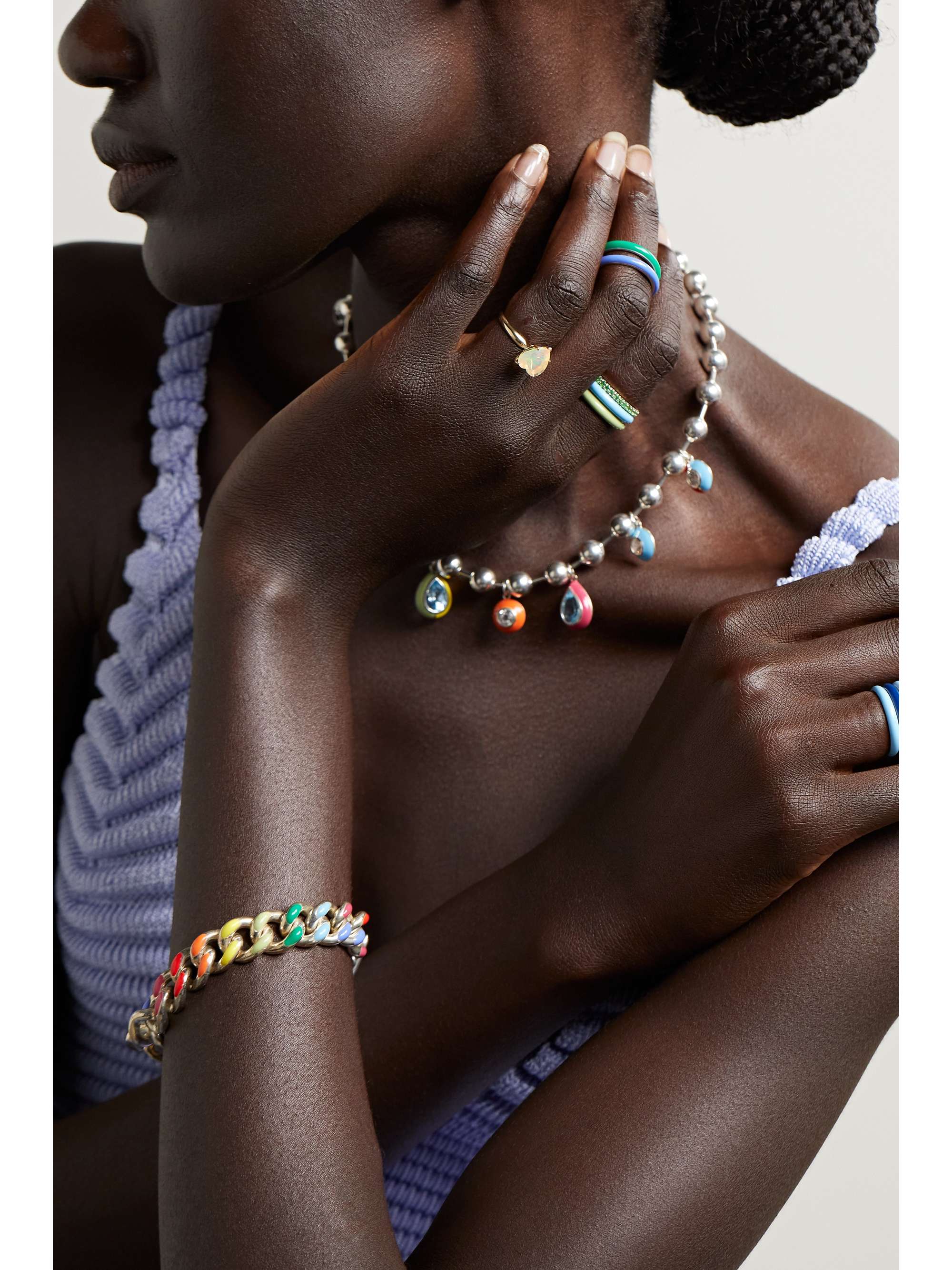 FRY POWERS Heart 14 karat gold opal ring NET A PORTER
