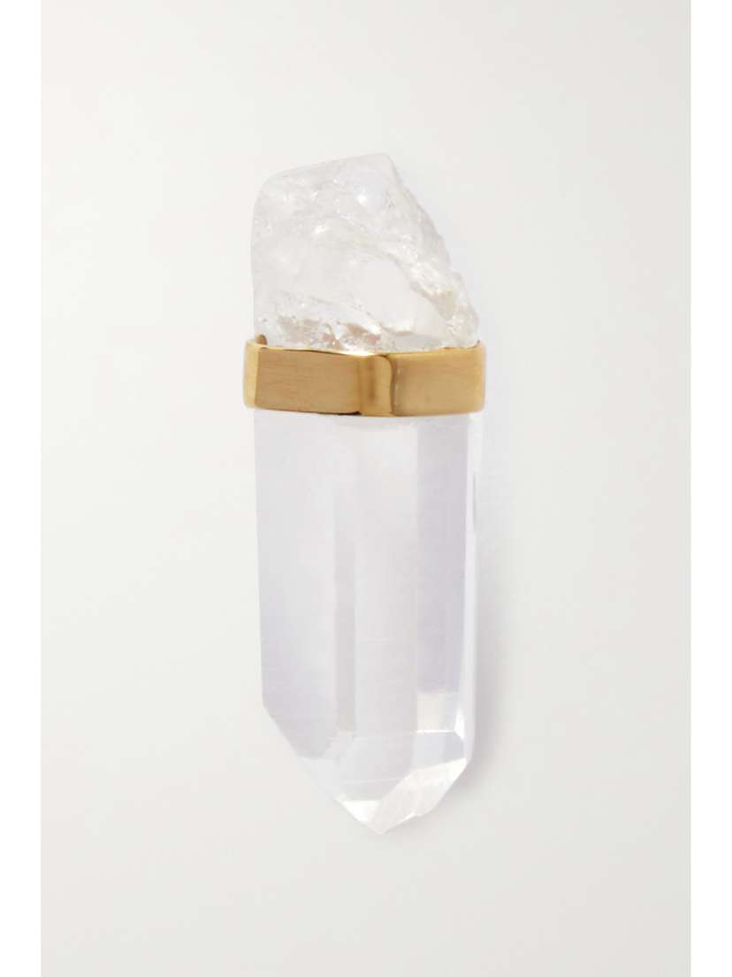 JIA JIA 14-karat Gold Quartz Single Earring