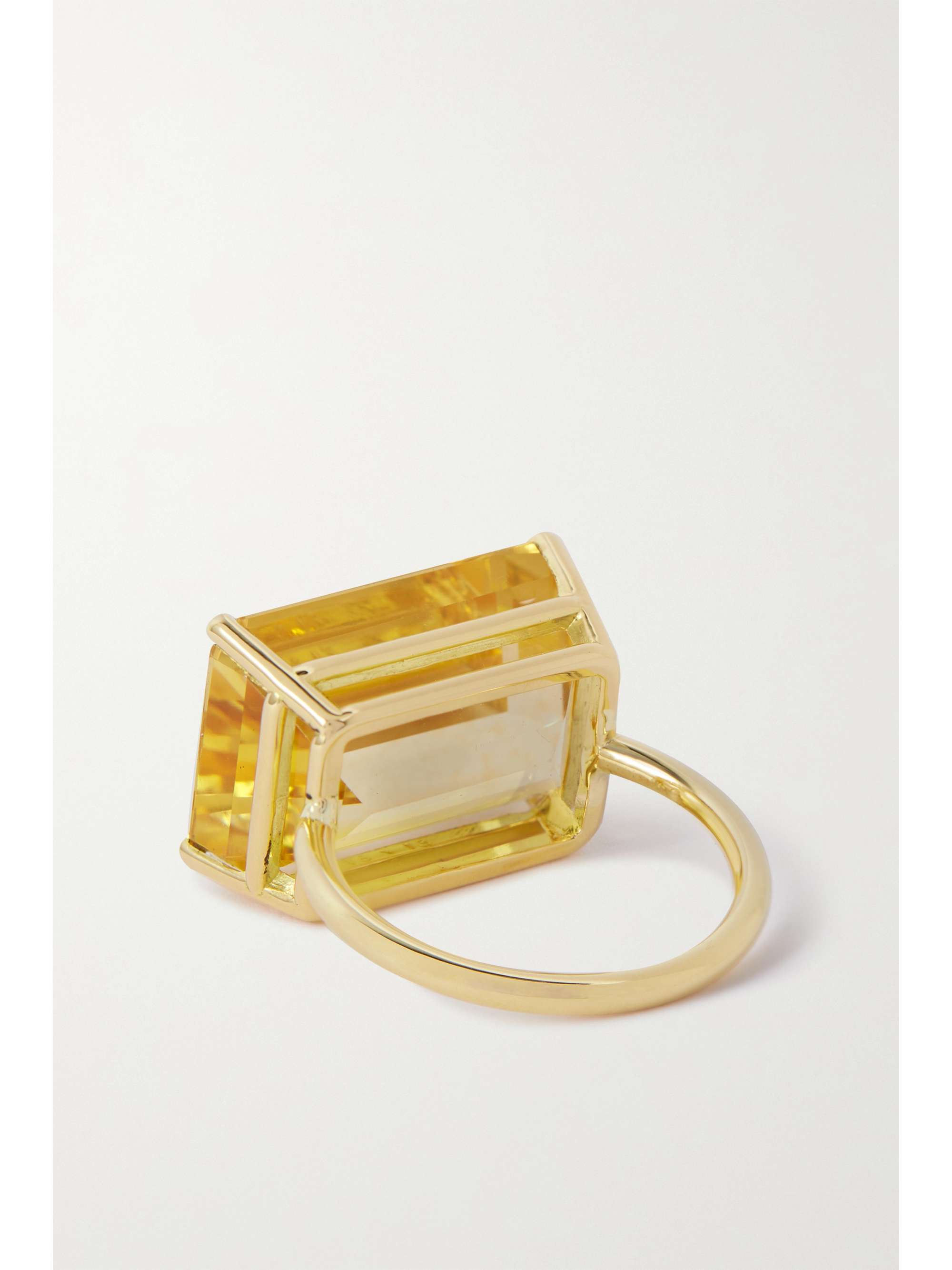 JIA JIA Jumbo 18-karat gold citrine ring