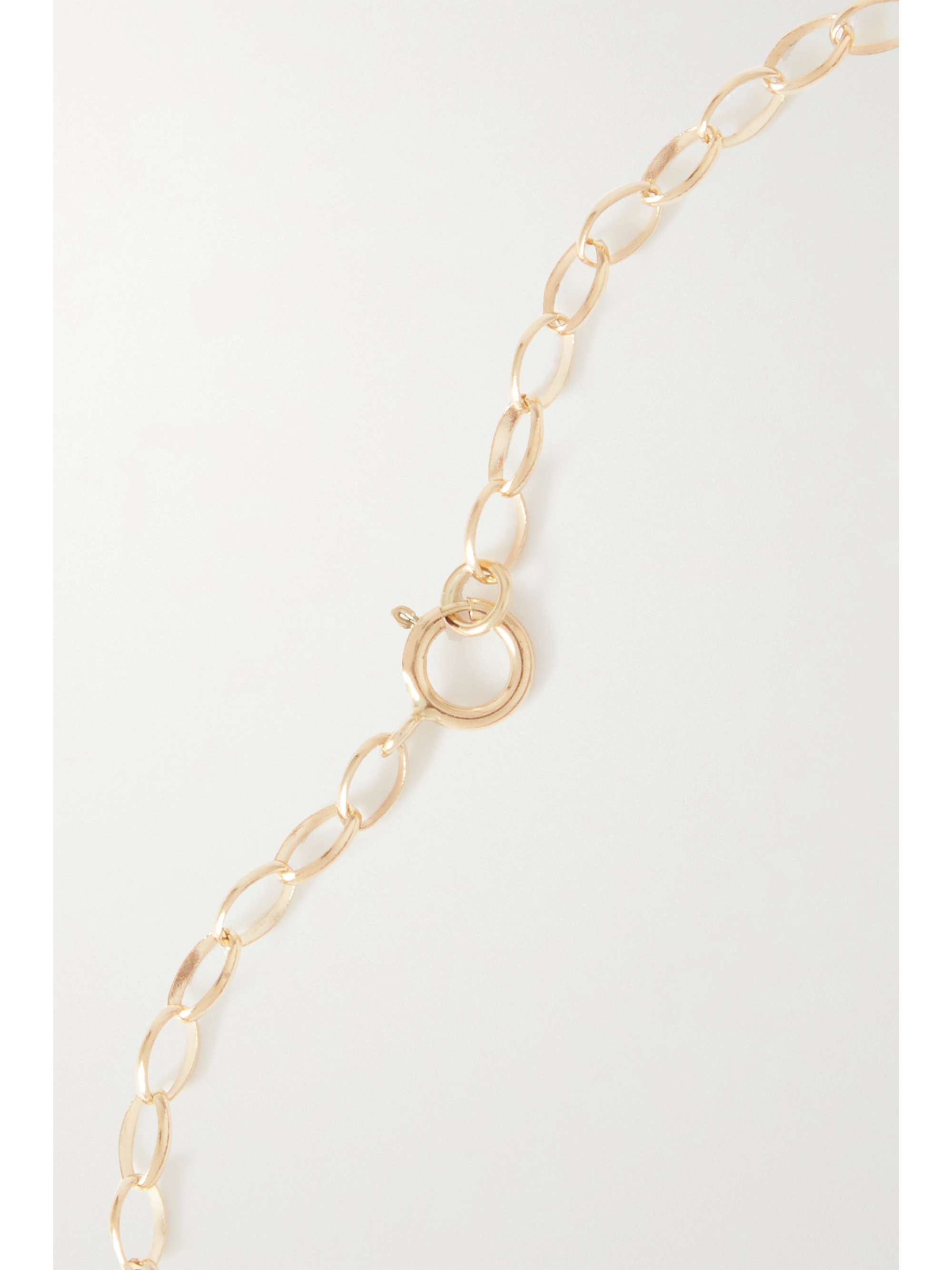 STONE AND STRAND Spell It Out 14-karat gold diamond bracelet