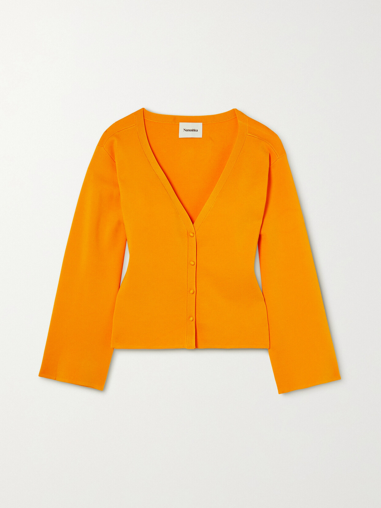 Nanushka - Mari Knitted Cardigan - Orange