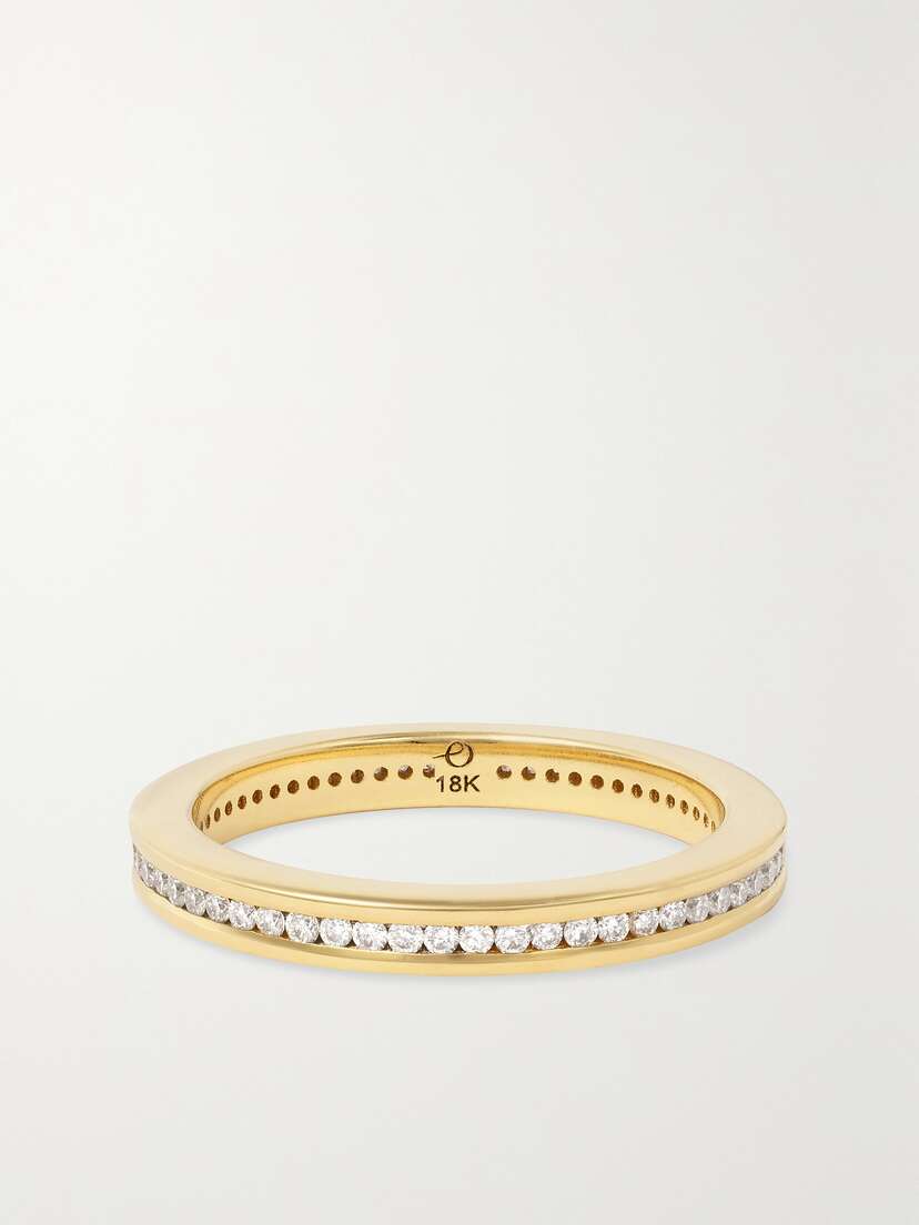 Octavia Elizabeth + Net Sustain Ivy 18-karat Recycled Gold Diamond Ring