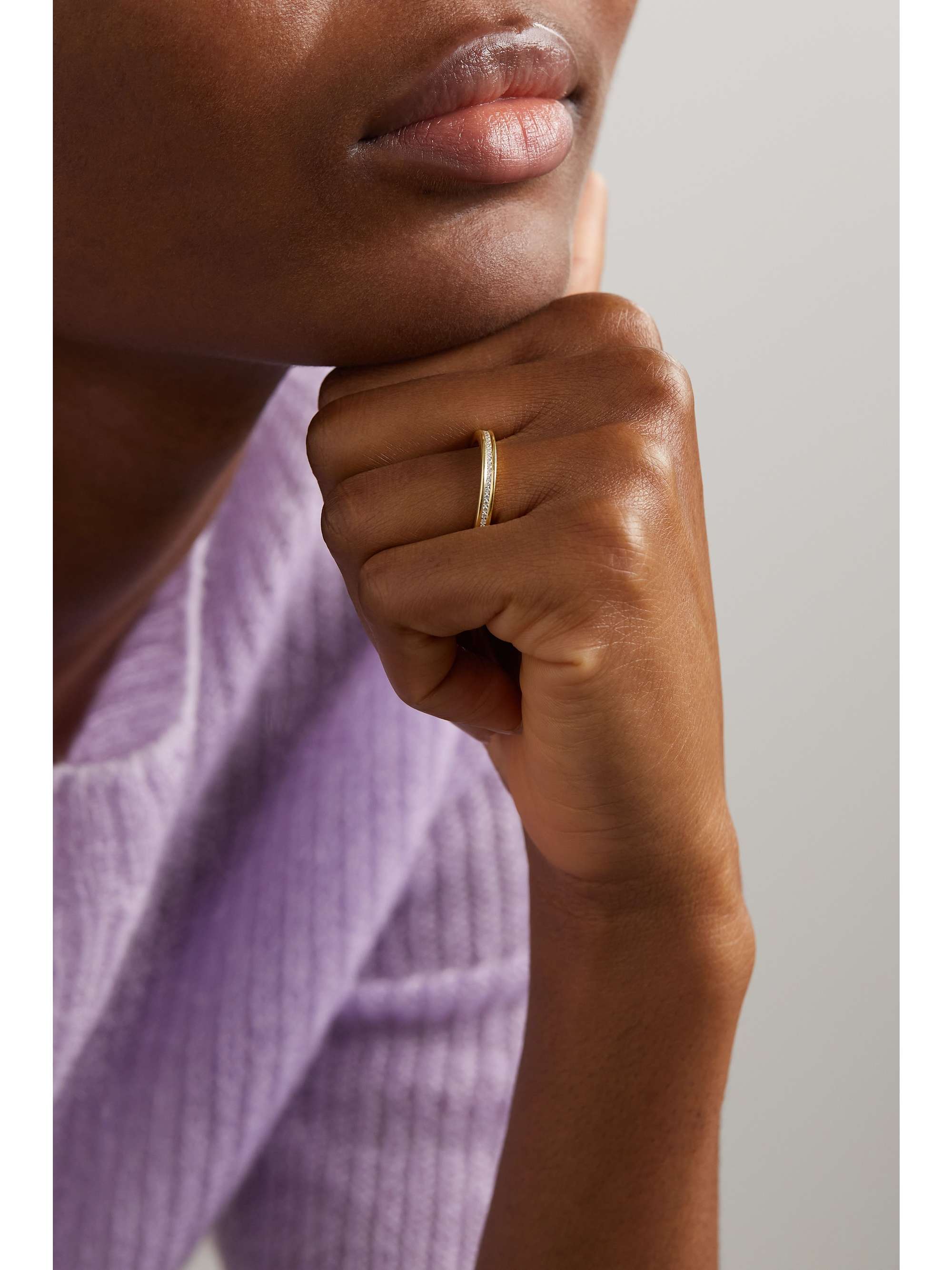 OCTAVIA ELIZABETH + NET SUSTAIN Ivy 18-karat recycled gold diamond ring