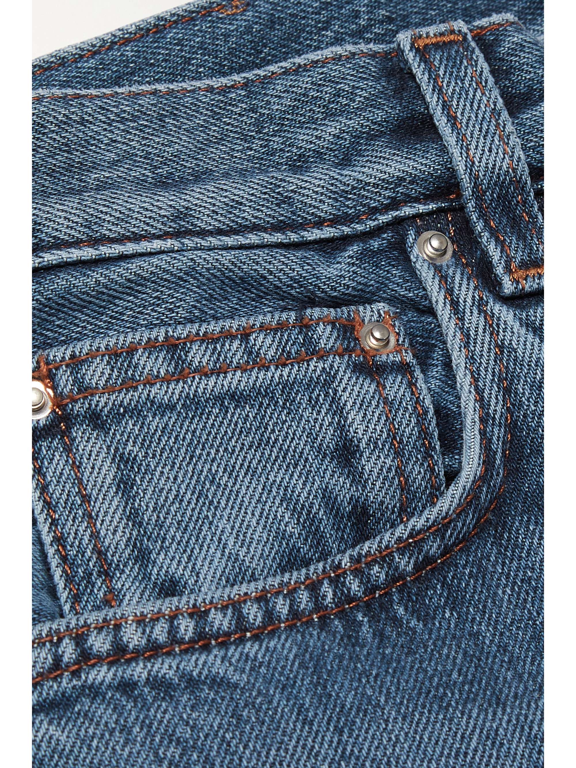 TOTEME Twisted Seam high-rise straight-leg jeans