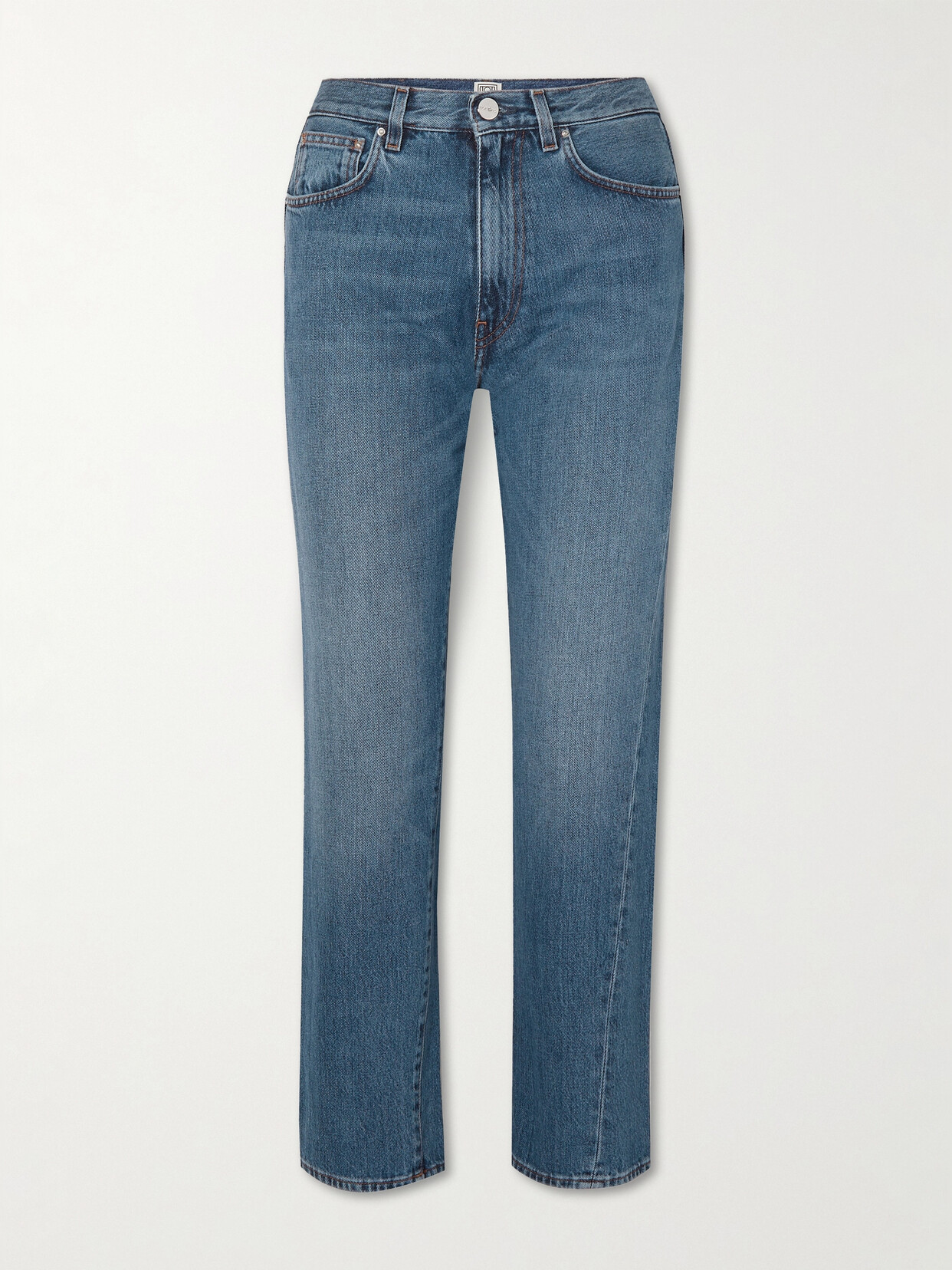 TOTEME - Original High-rise Straight-leg Jeans - Blue