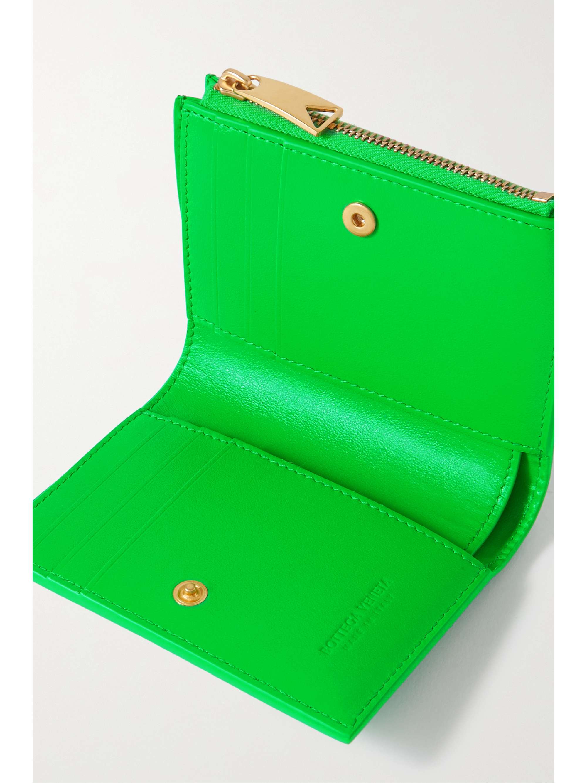 green bottega wallet