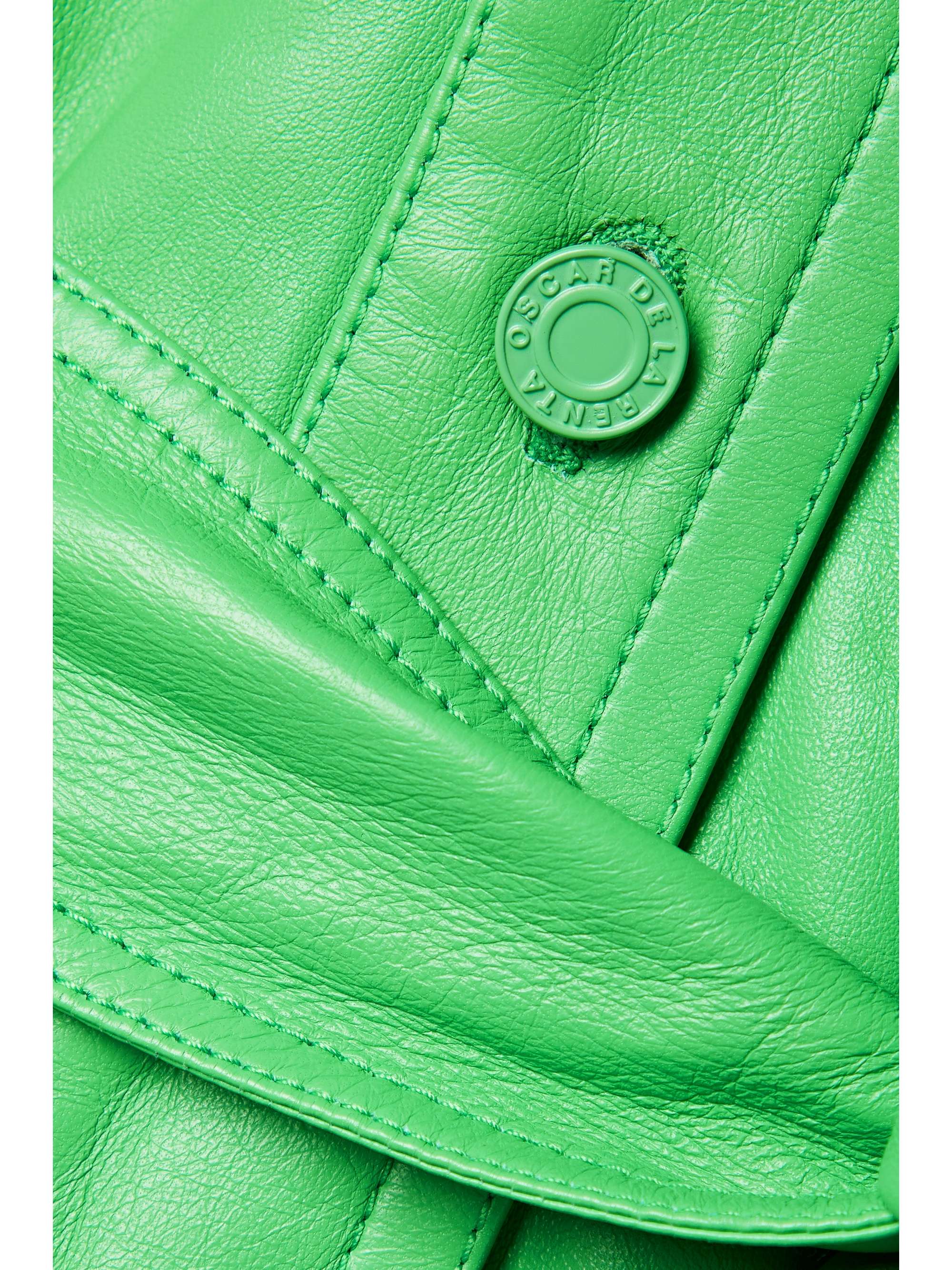 OSCAR DE LA RENTA Trenchcoat aus Leder