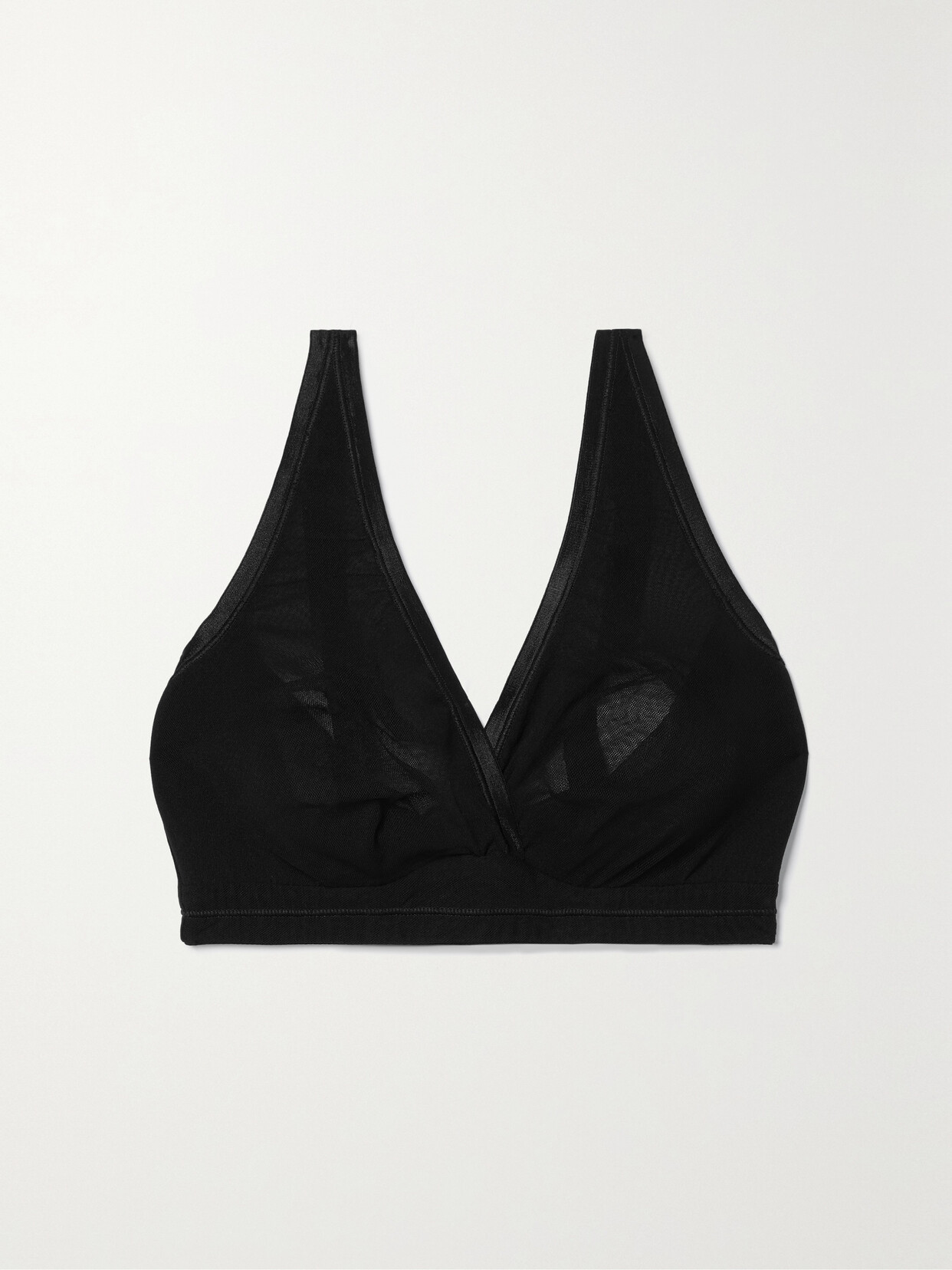 Cosabella Soiré Confidence Mesh Soft-cup Bra - Black