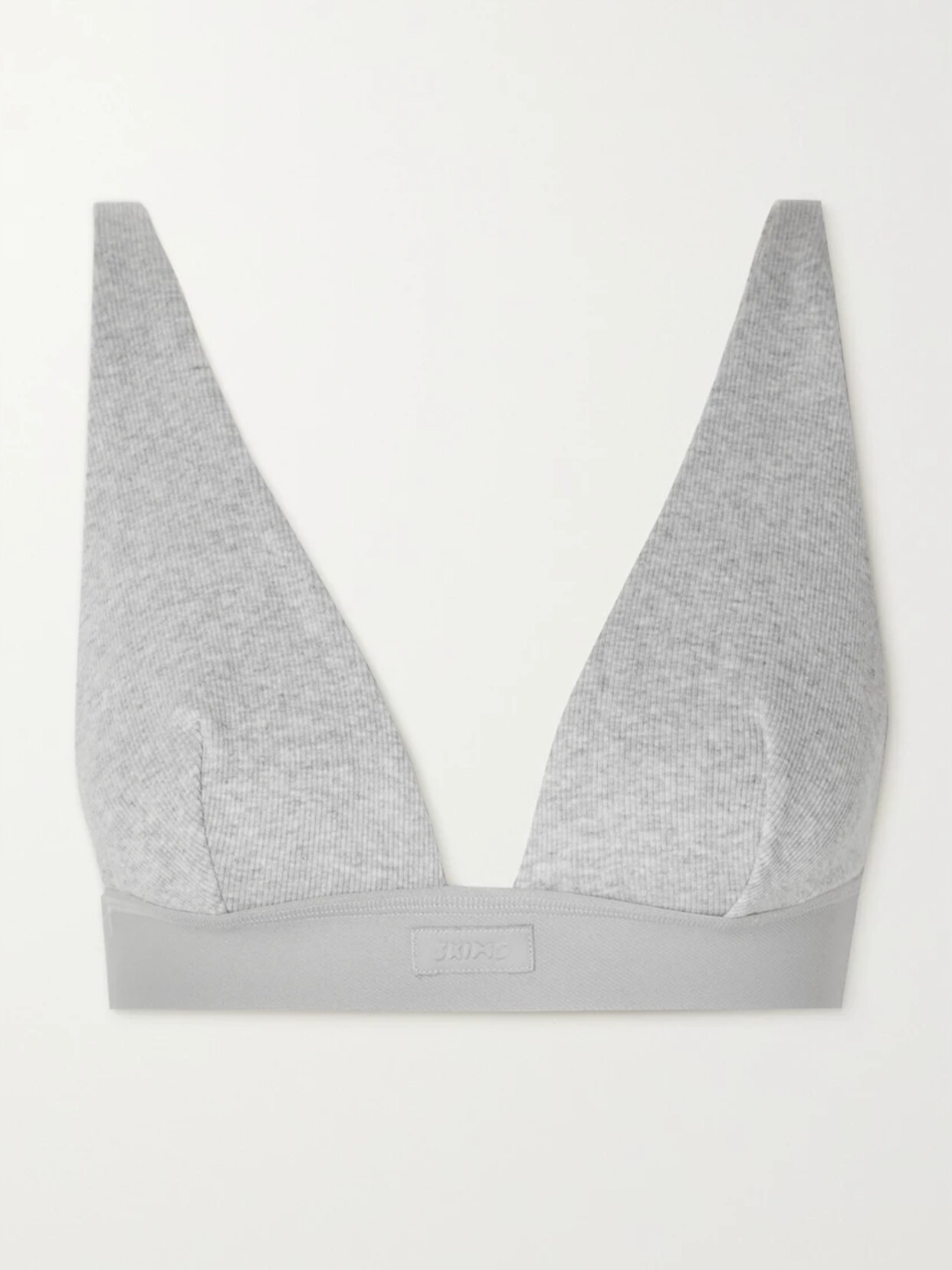 Bralette In Ribbed Cotton Jersey