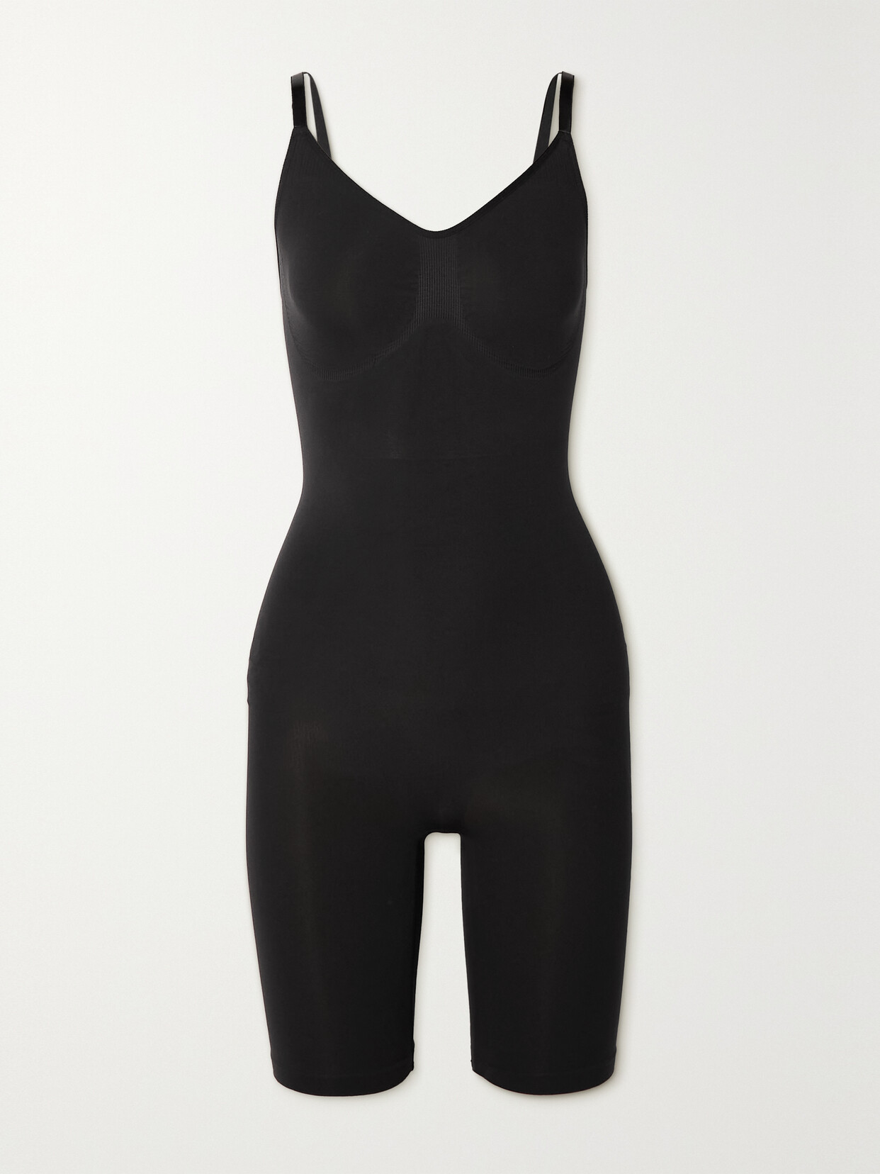 Skims Seamless Sculpt Slim-fit Stretch-woven Bodysuit In Unknown
