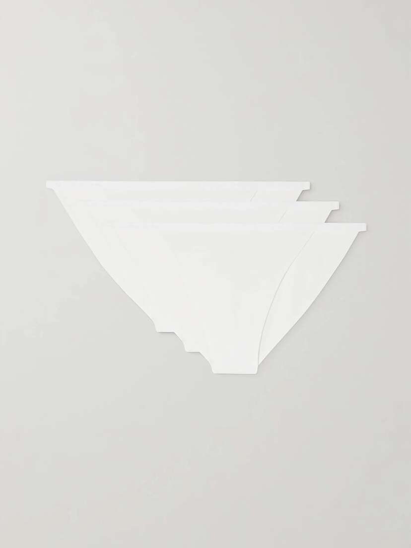 CDLP + Net Sustain Set Of Three Tencel Lyocell-blend Briefs