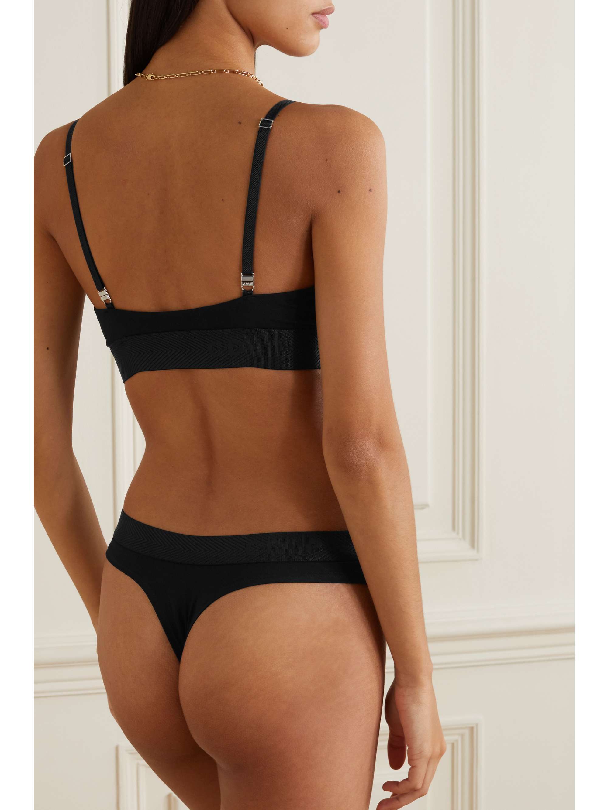 CDLP Stretch-TENCEL Lyocell soft-cup triangle bra