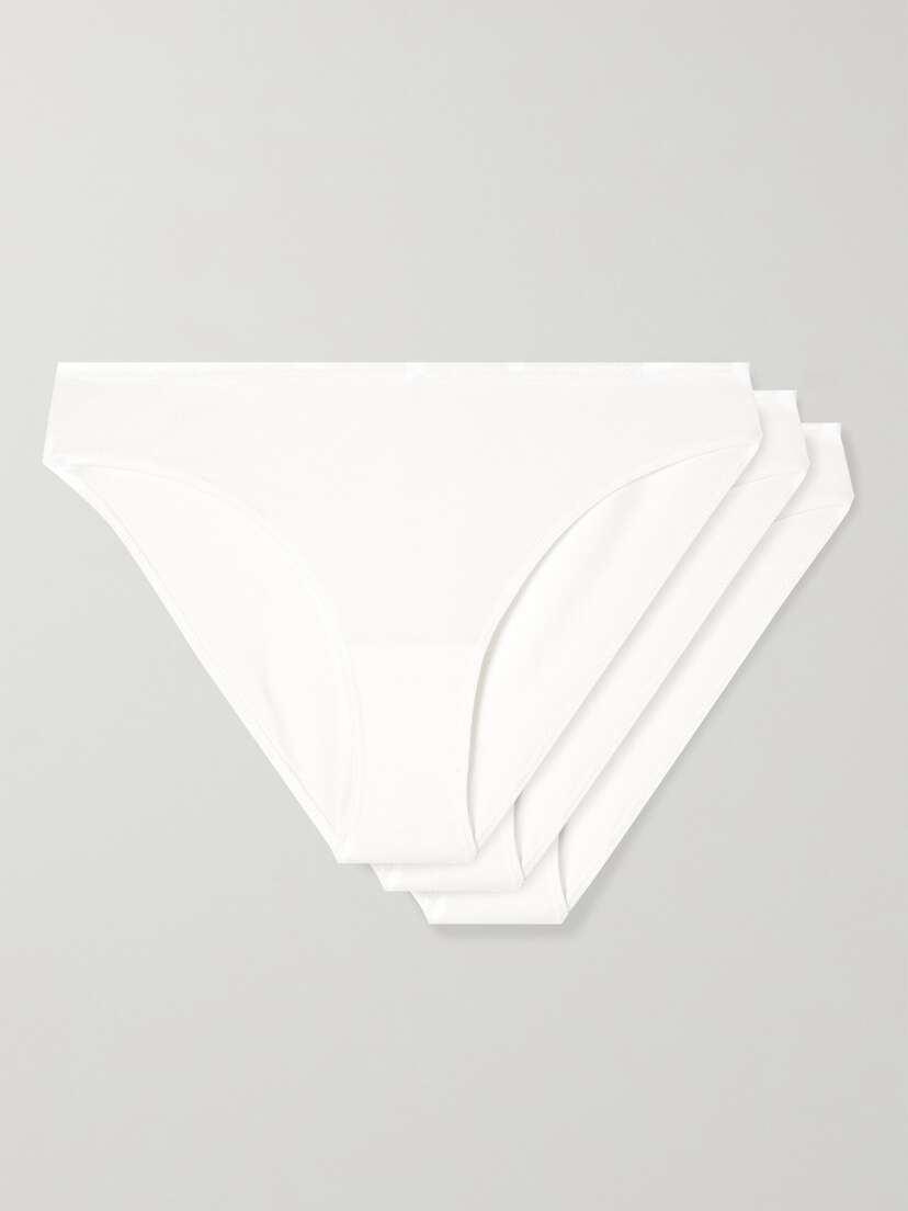CDLP + Net Sustain Set Of Three Tencel Lyocell-blend Briefs
