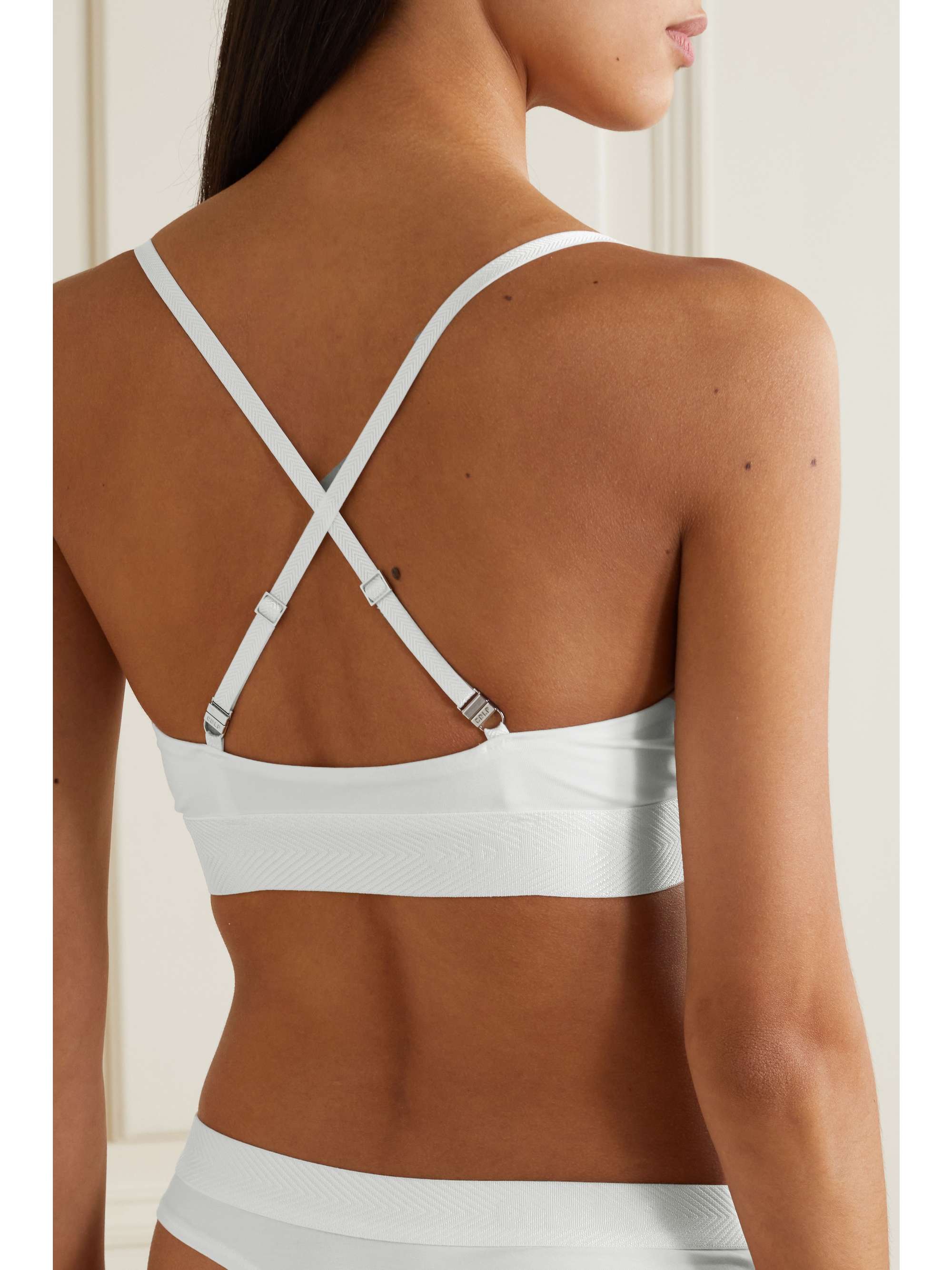 CDLP Stretch-TENCEL Lyocell soft-cup triangle bra