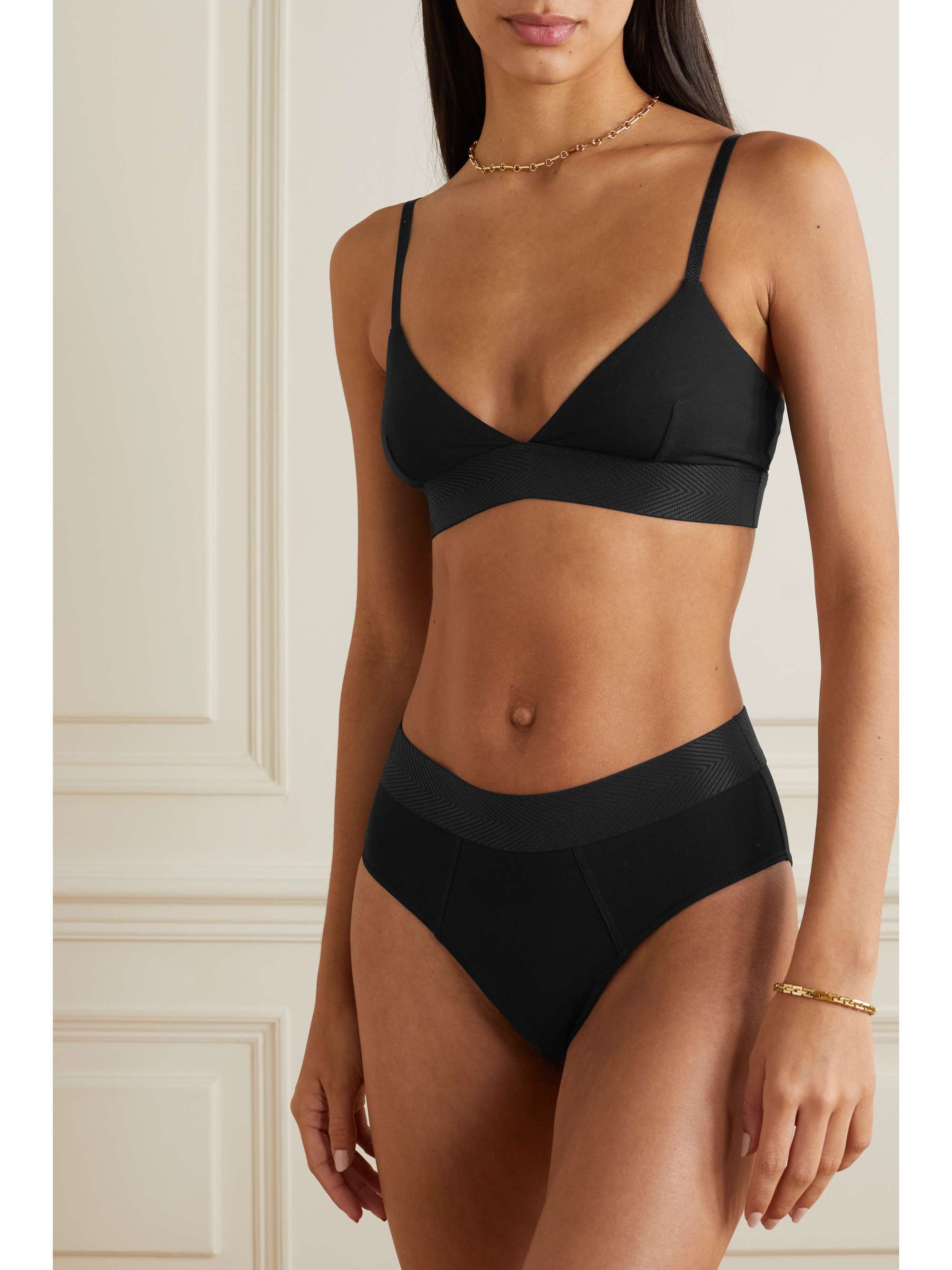 CDLP High Brief set of three TENCEL Lyocell-blend briefs