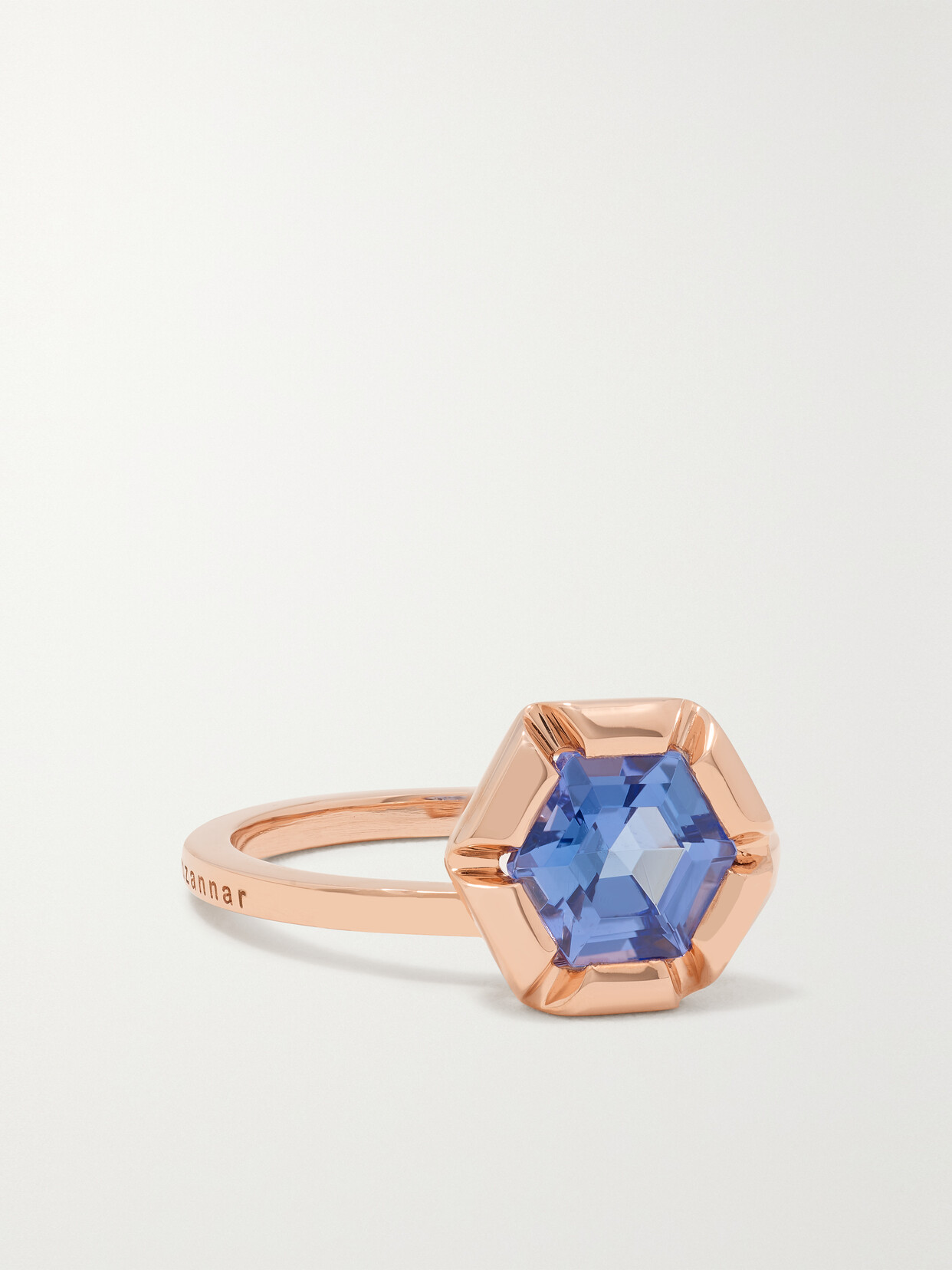 Selim Mouzannar 18-karat Rose Gold Tanzanite Ring - 54