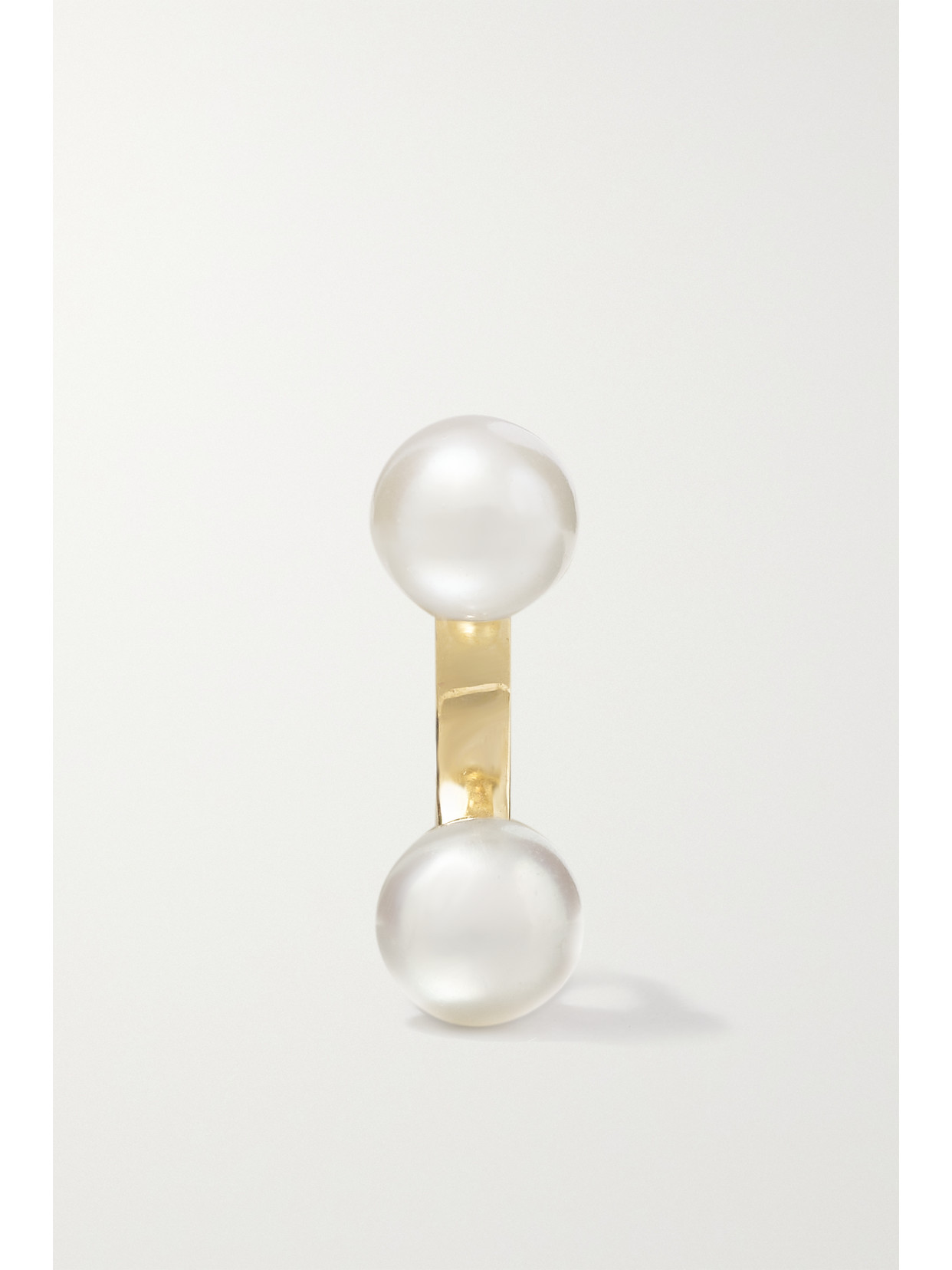 Delfina Delettrez - 18-karat Gold Pearl Single Earring - one size