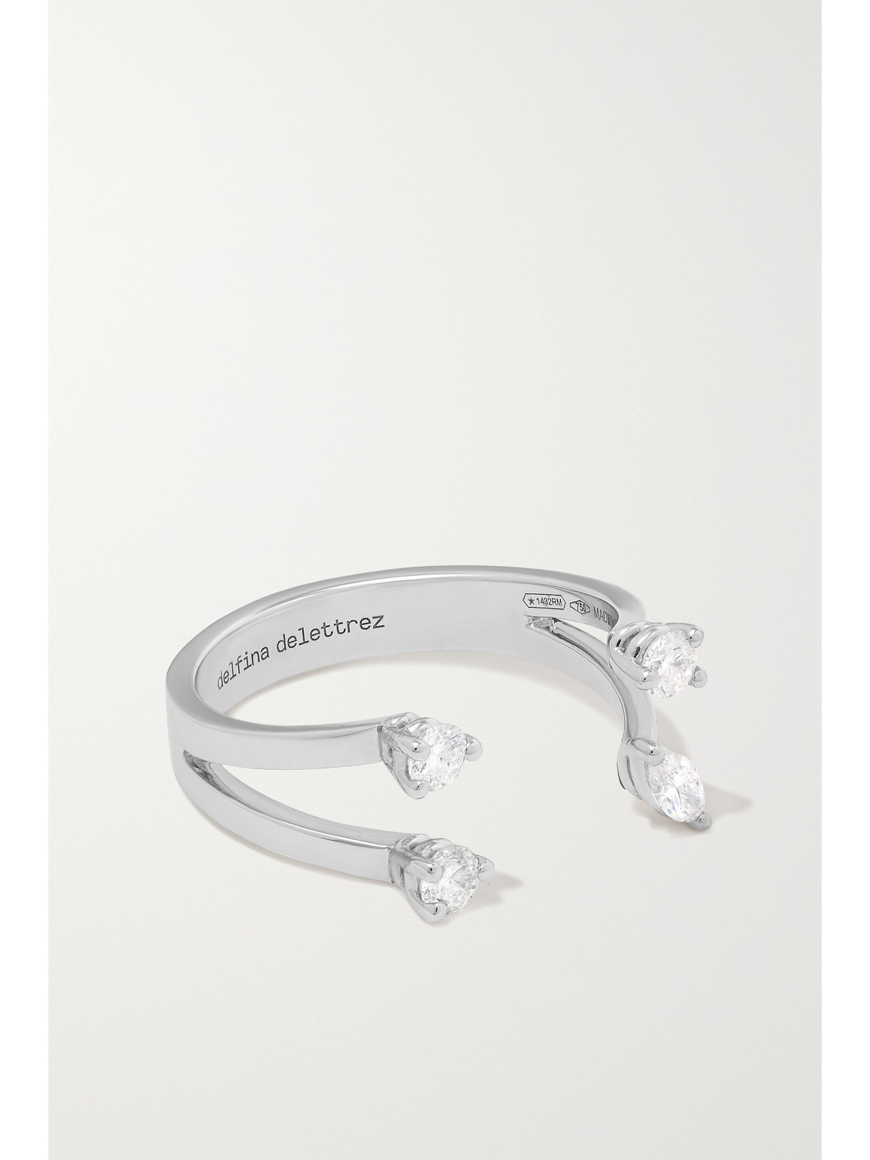 Delfina Delettrez Dots Diamond Ring In Gold