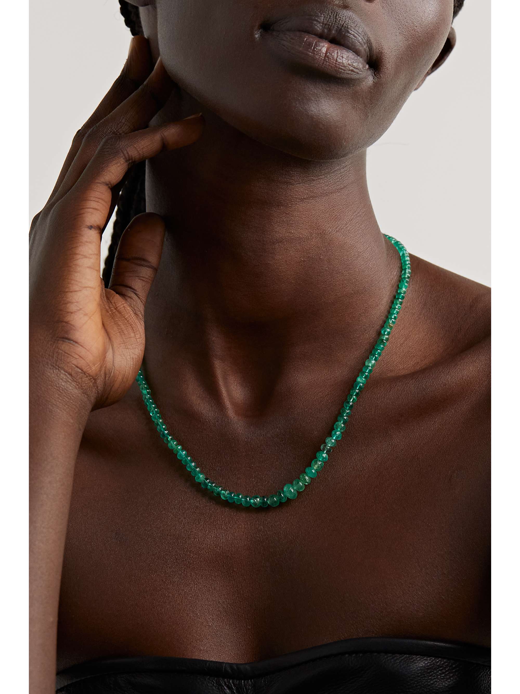 Gold Rich 18-karat gold emerald 