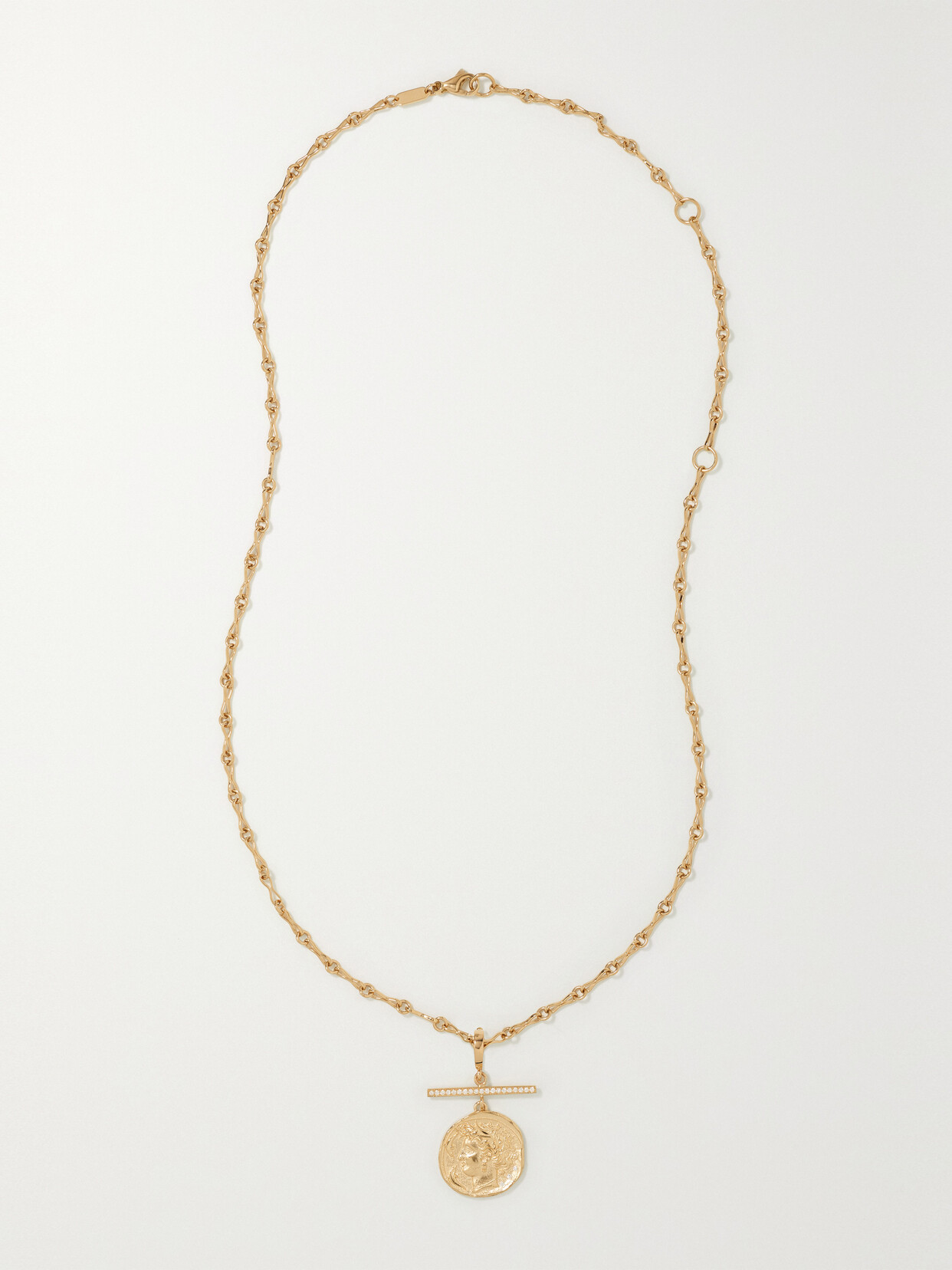 Azlee 18-karat Gold Diamond Necklace