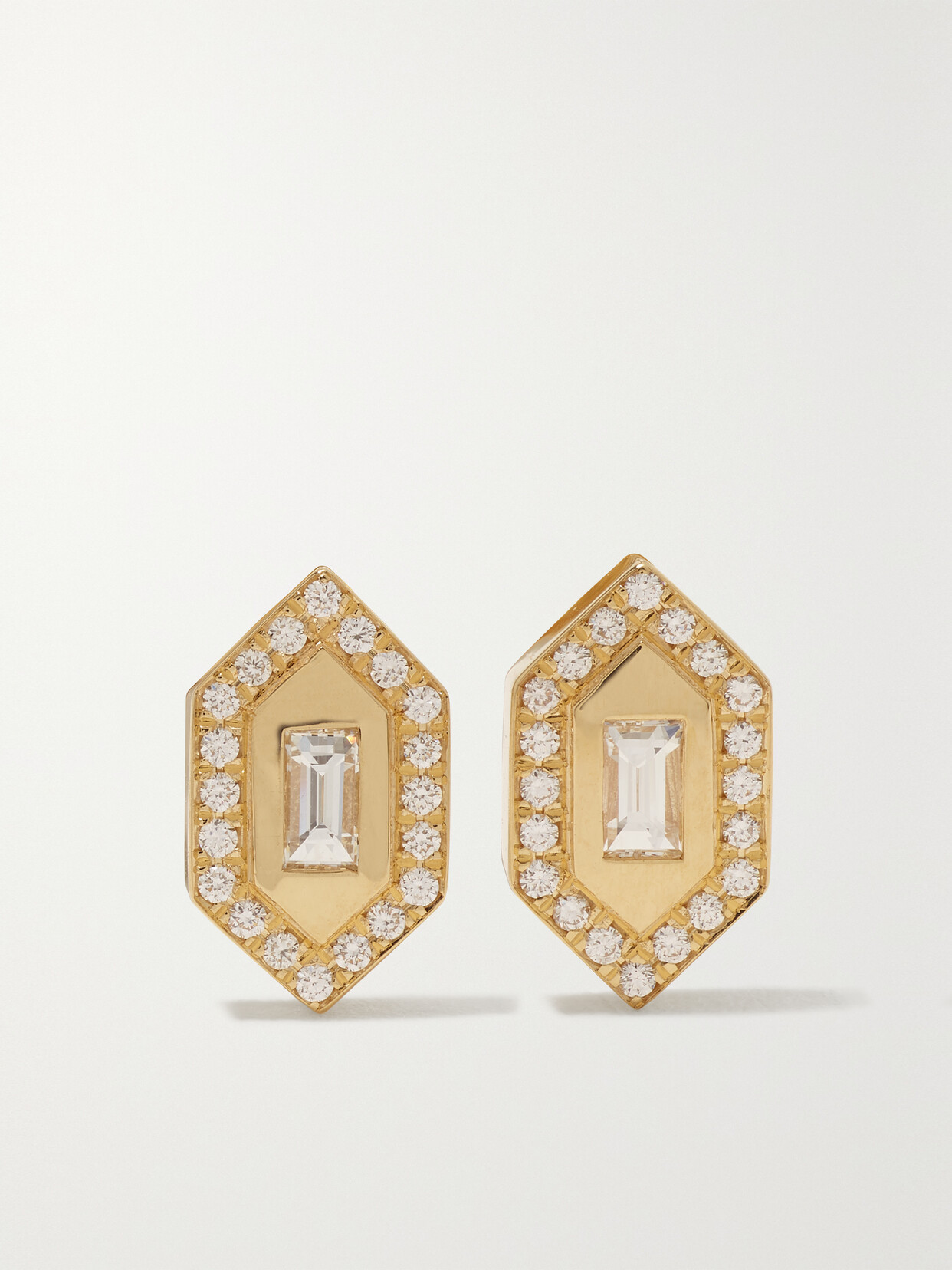 Azlee 18-karat  Diamond Earrings
