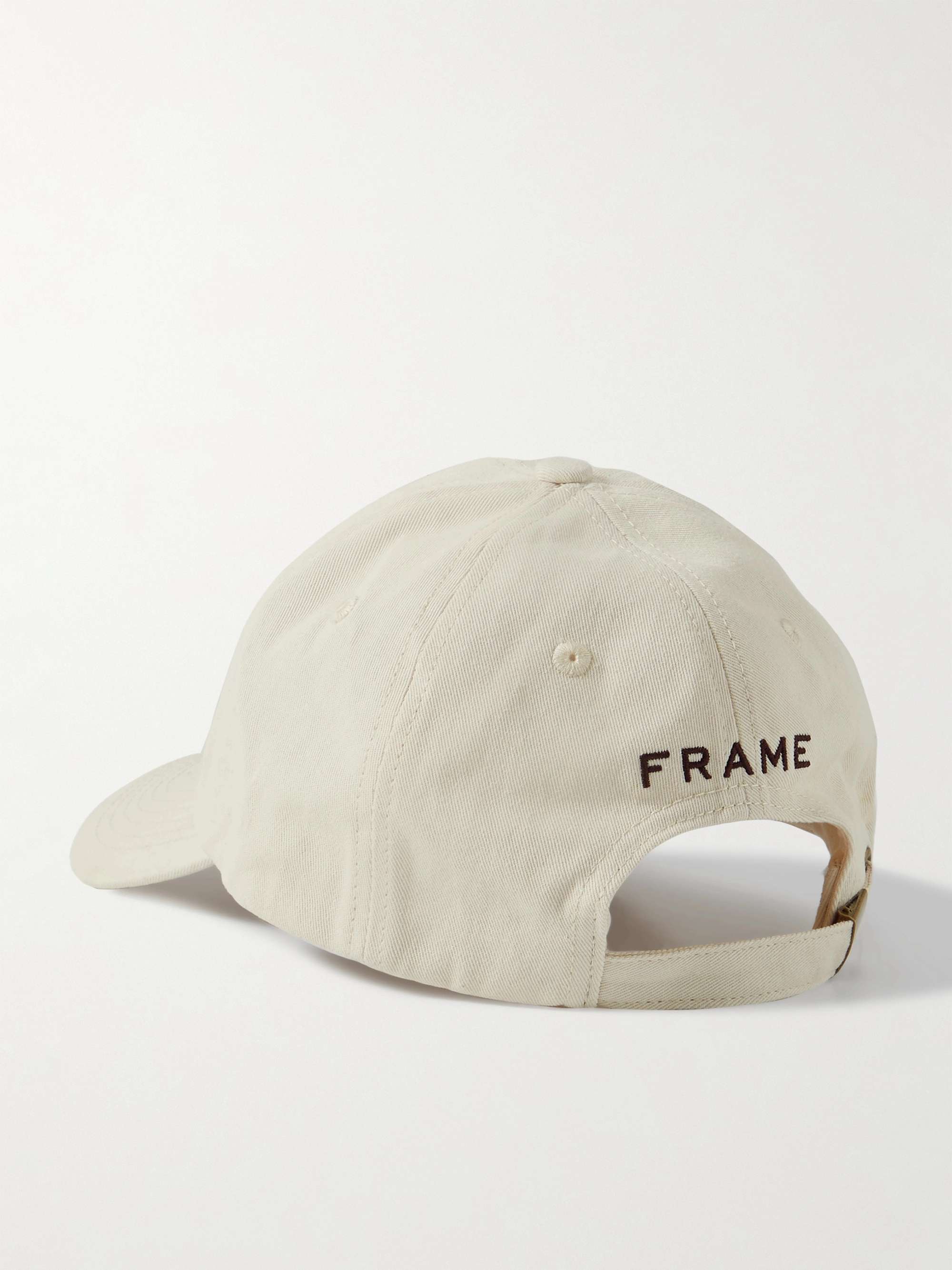 FRAME + Ritz Paris Baseballkappe aus Baumwoll-Canvas mit Stickereien
