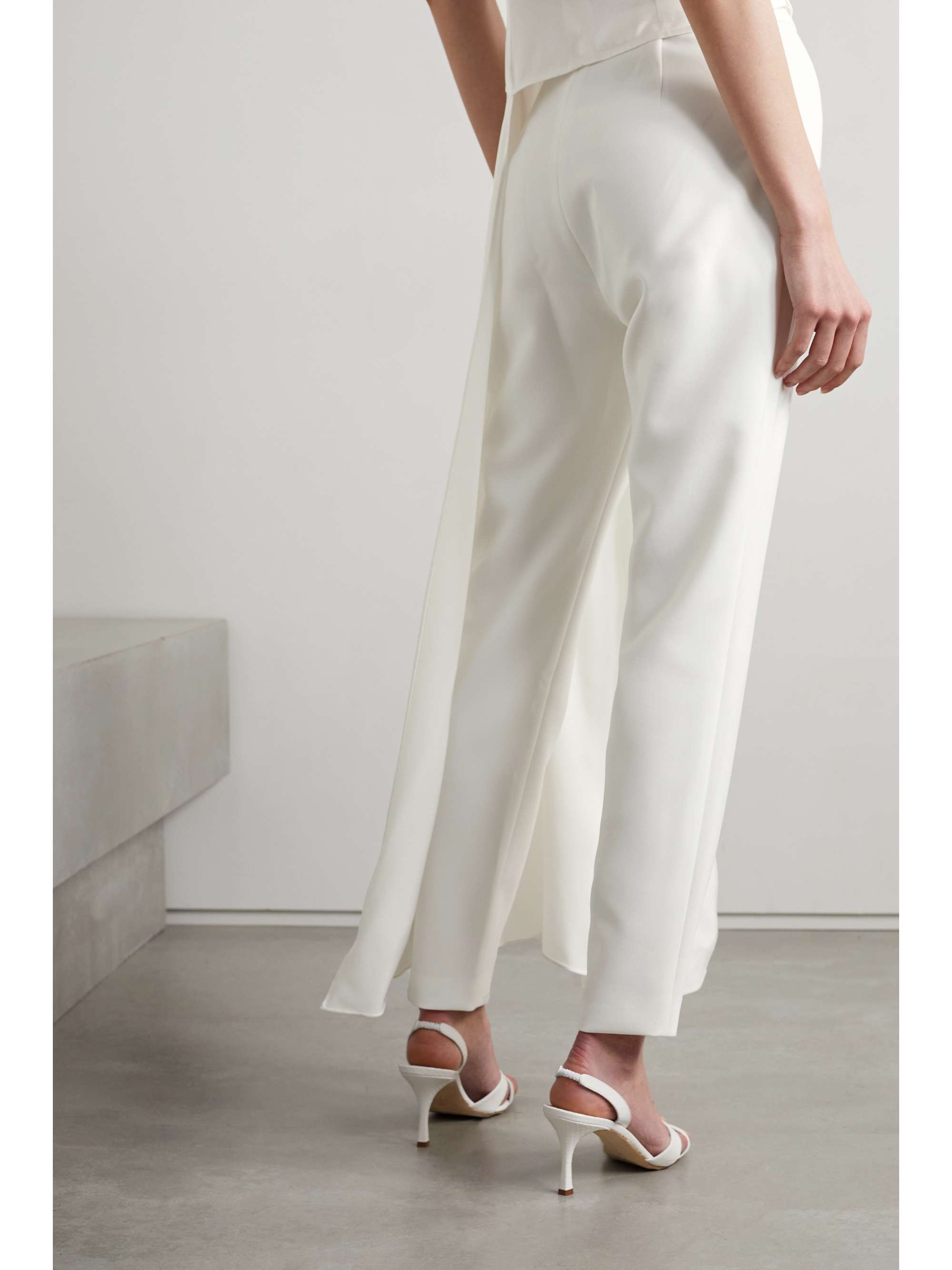 BRANDON MAXWELL Crepe slim-leg pants