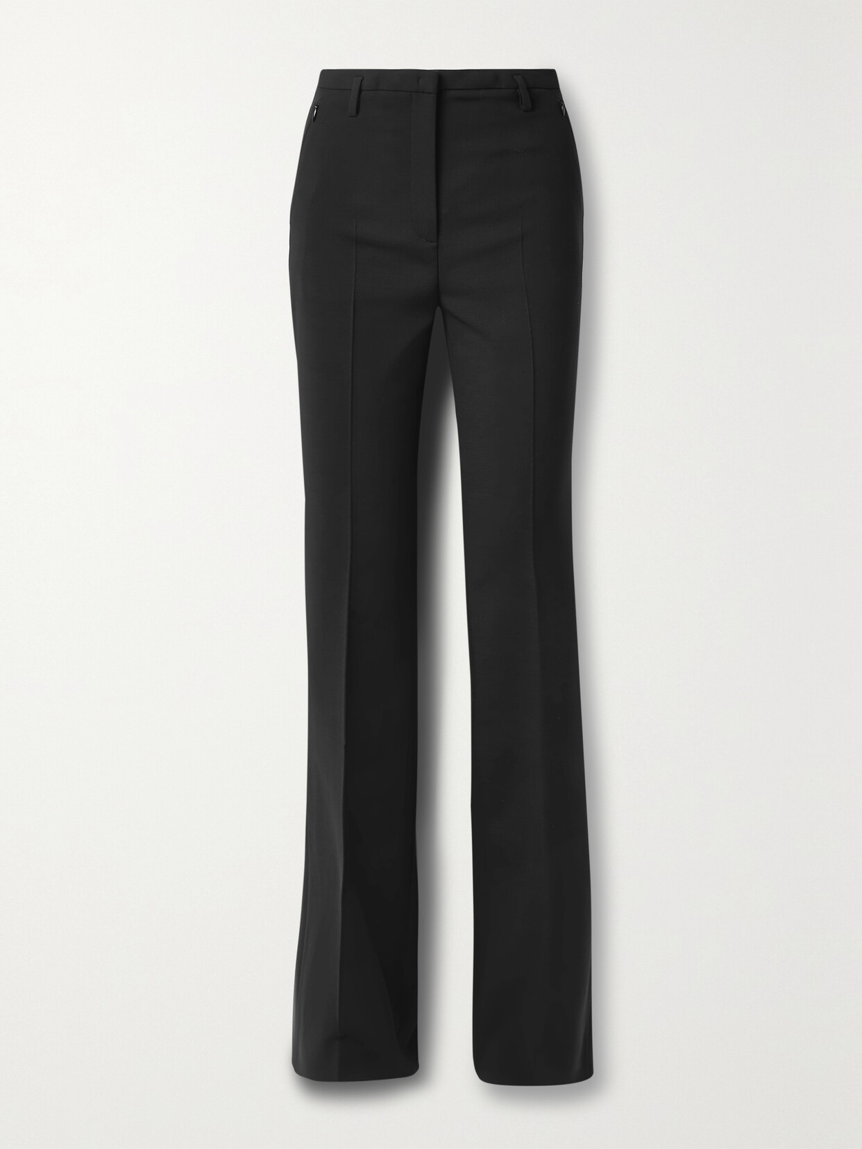Akris Farah Wool-blend Flared Pants - Black