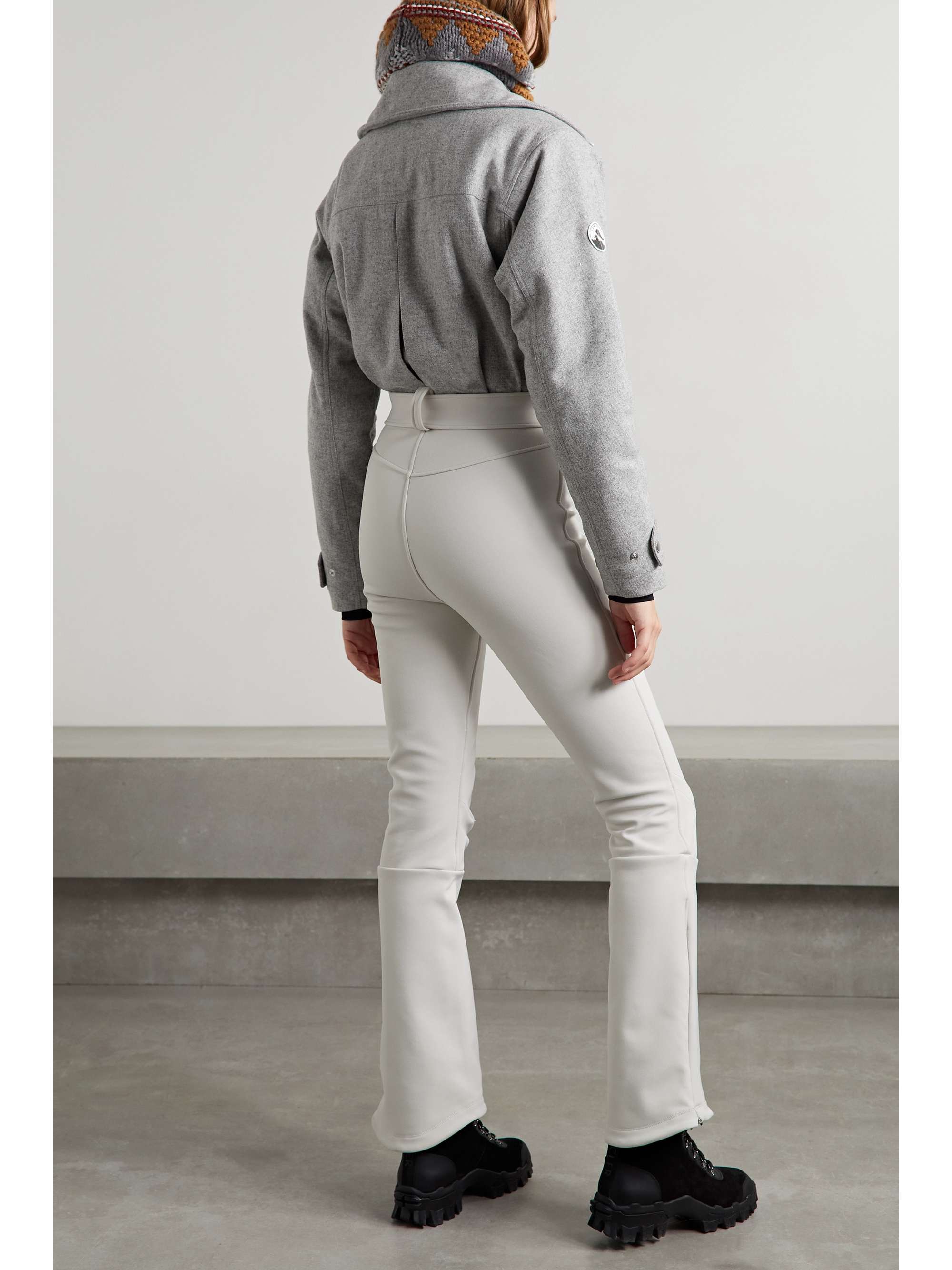 CORDOVA The Telluride belted two-tone wool-blend and twill ski suit