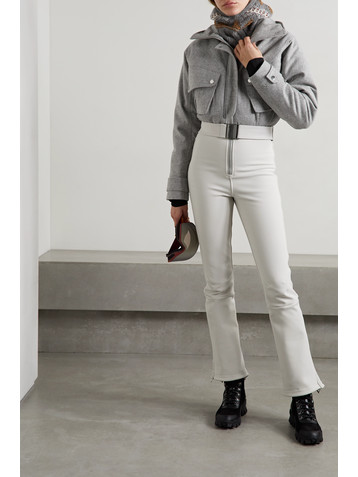 CORDOVA The Telluride belted two-tone wool-blend and twill ski suit