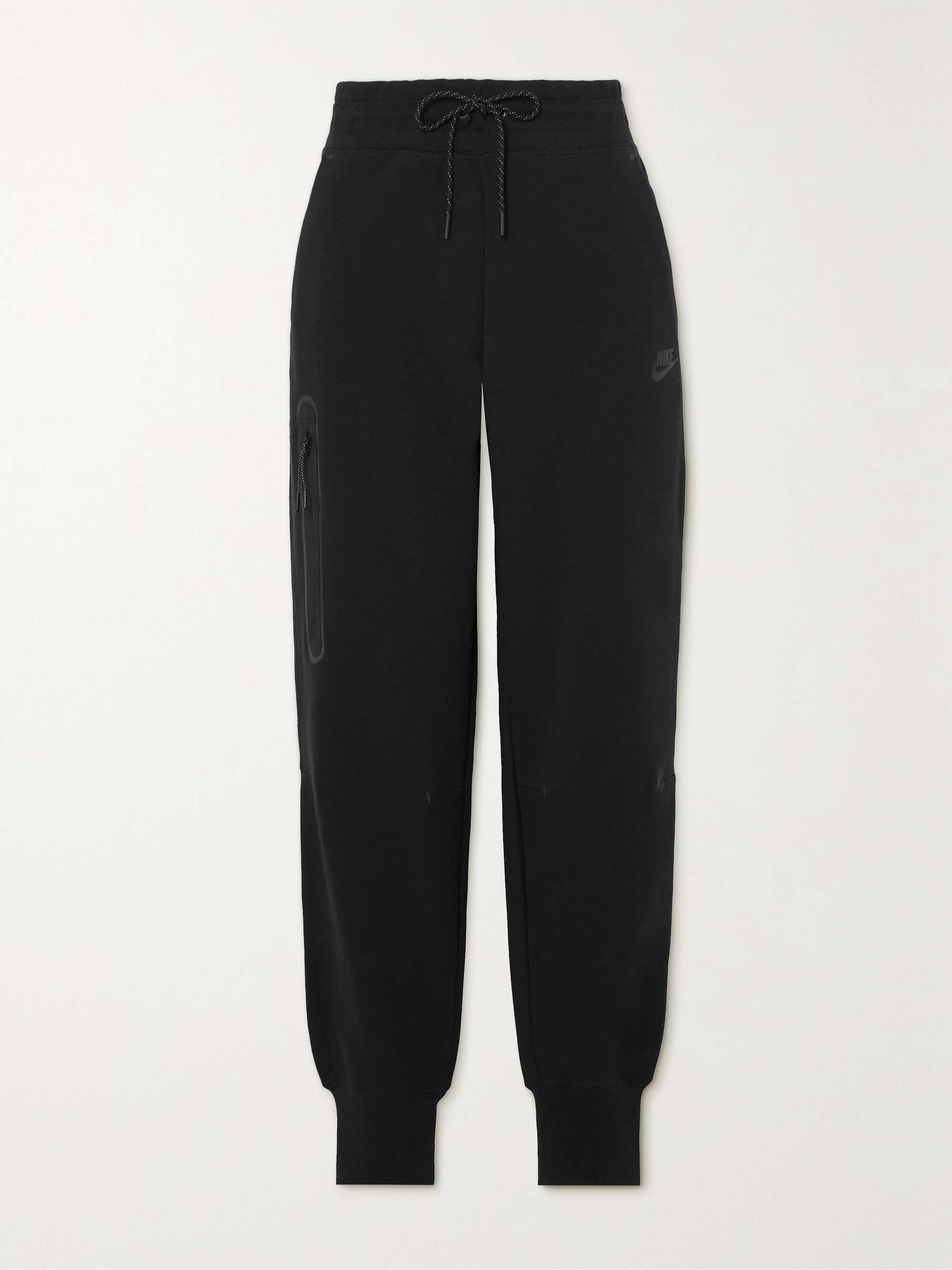 NIKE Fleece-lined cotton-blend jersey track pants