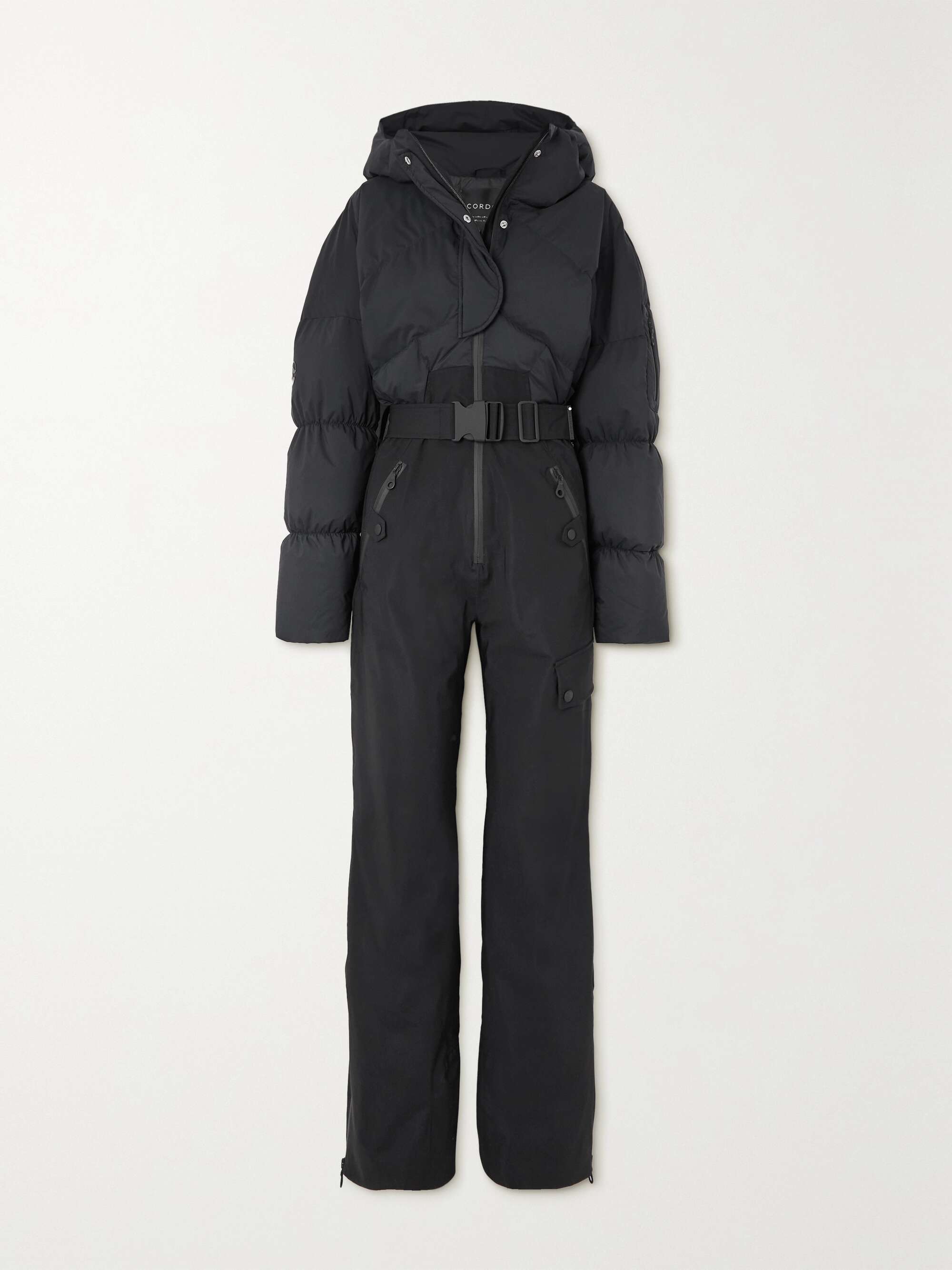 CORDOVA Sommet hooded belted padded ski suit | NET-A-PORTER