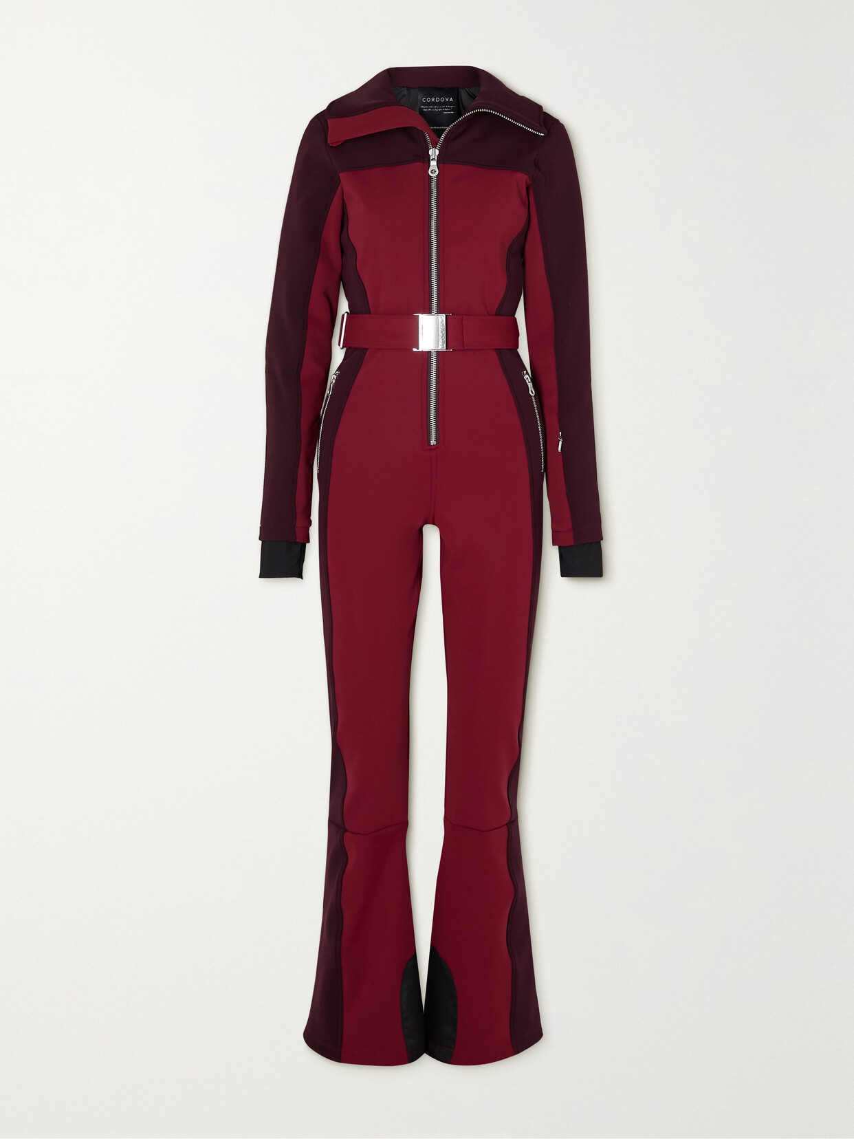 Cordova - Badia Padded Belted Ski Suit - Red