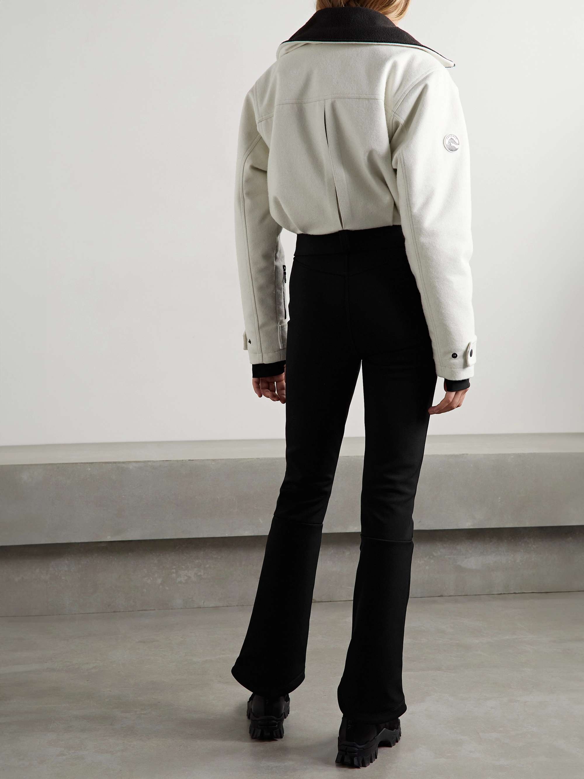 CORDOVA The Telluride belted two-tone wool-blend and twill ski suit
