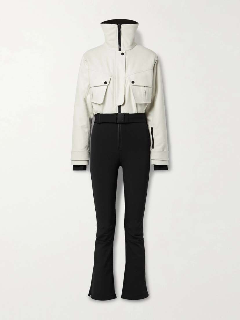 Cordova The Telluride Belted Two-tone Wool-blend And Twill Ski Suit