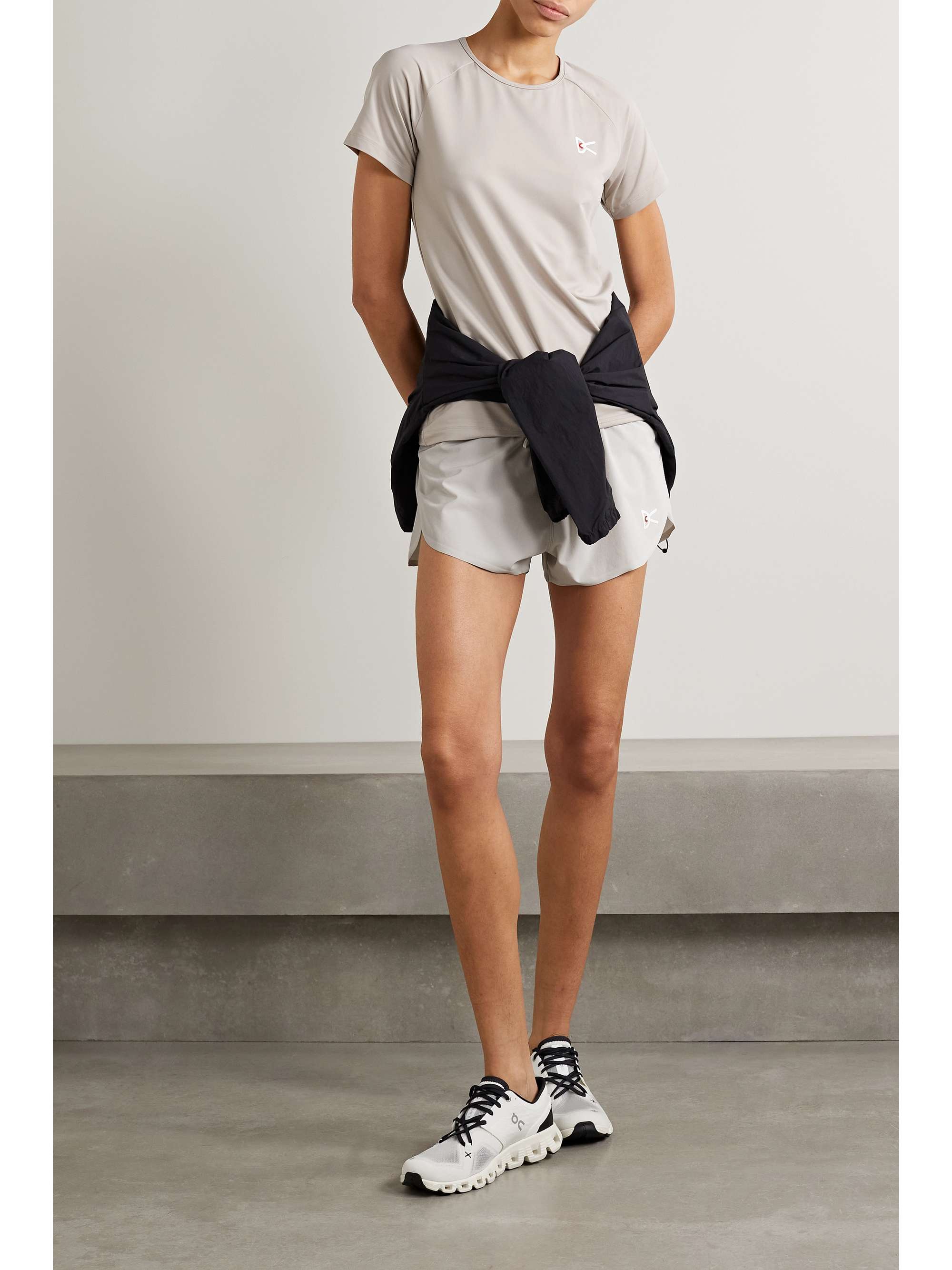 DISTRICT VISION Vedana printed stretch-shell shorts