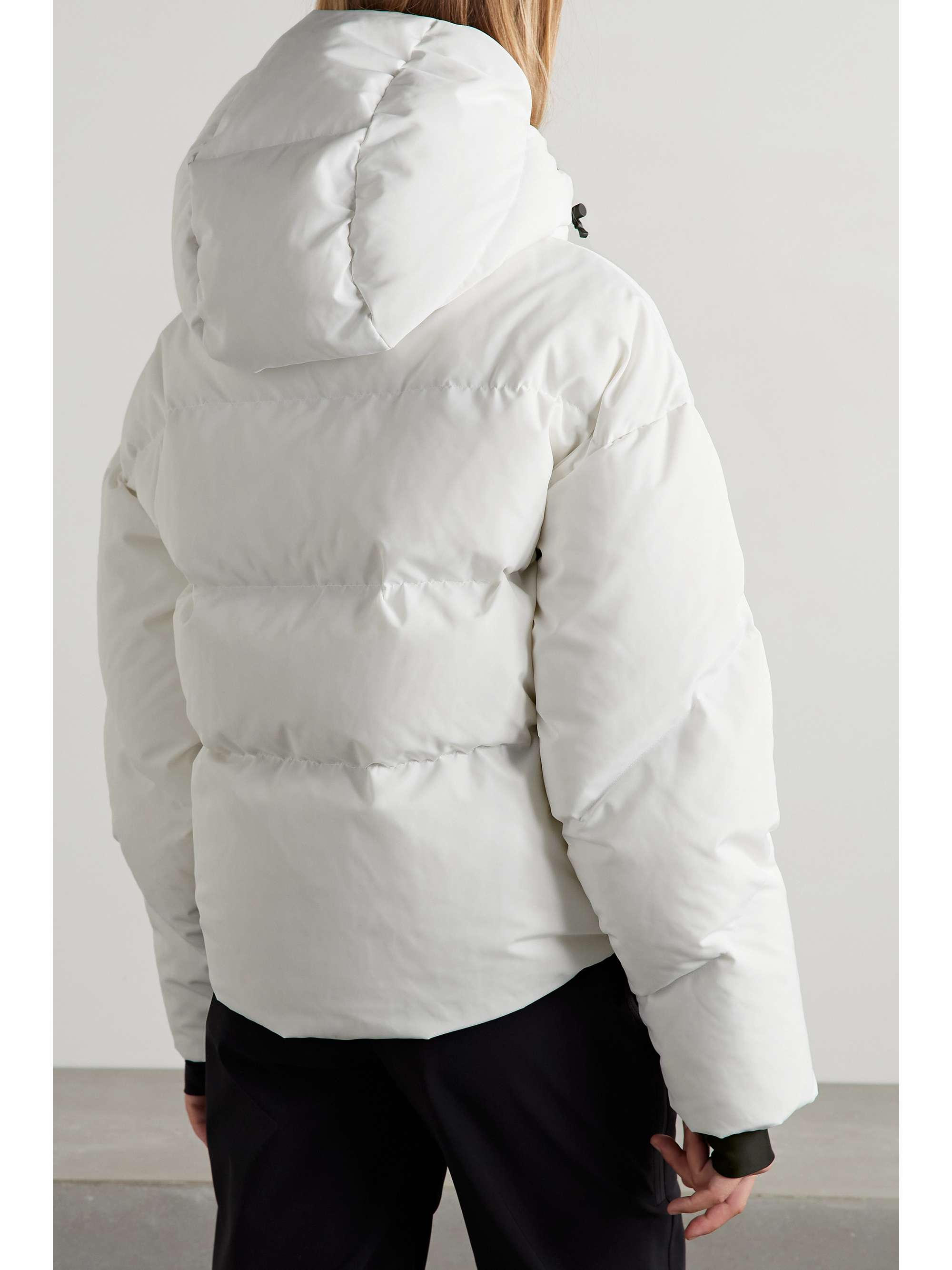 Ivory Meribel hooded quilted down ski jacket | CORDOVA | NET-A-PORTER